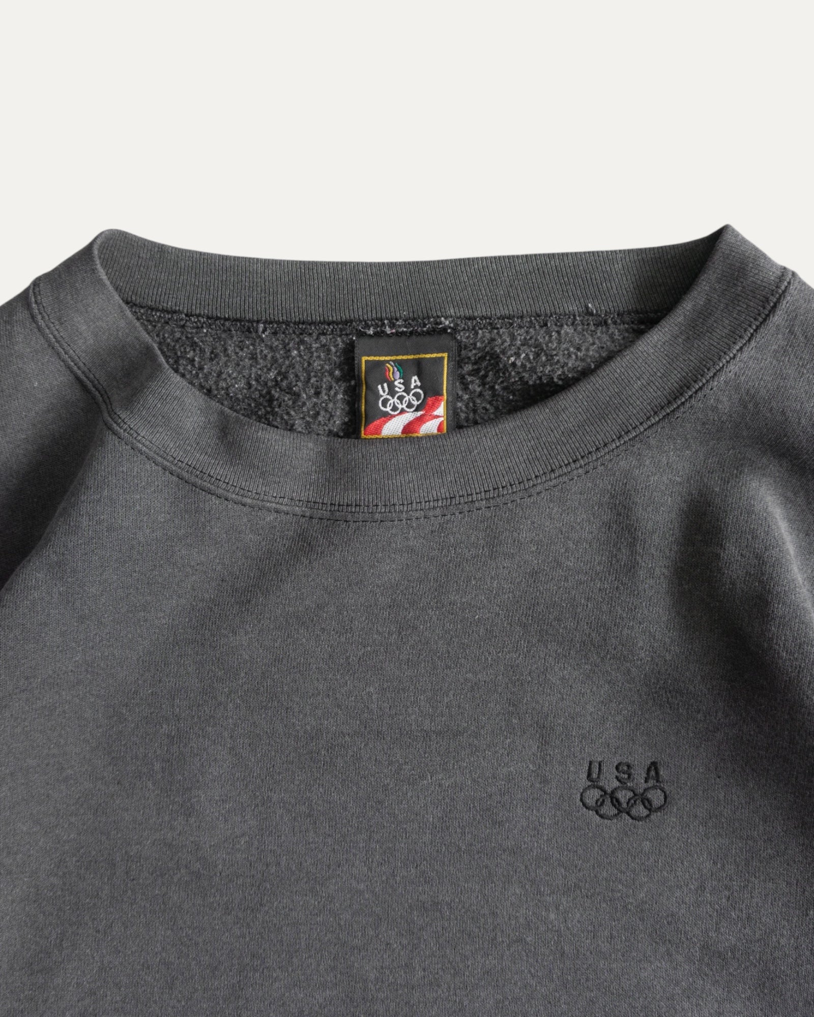 (BOXY L) 90’S VINTAGE OLYMPIC GAMES FADED CREWNECK