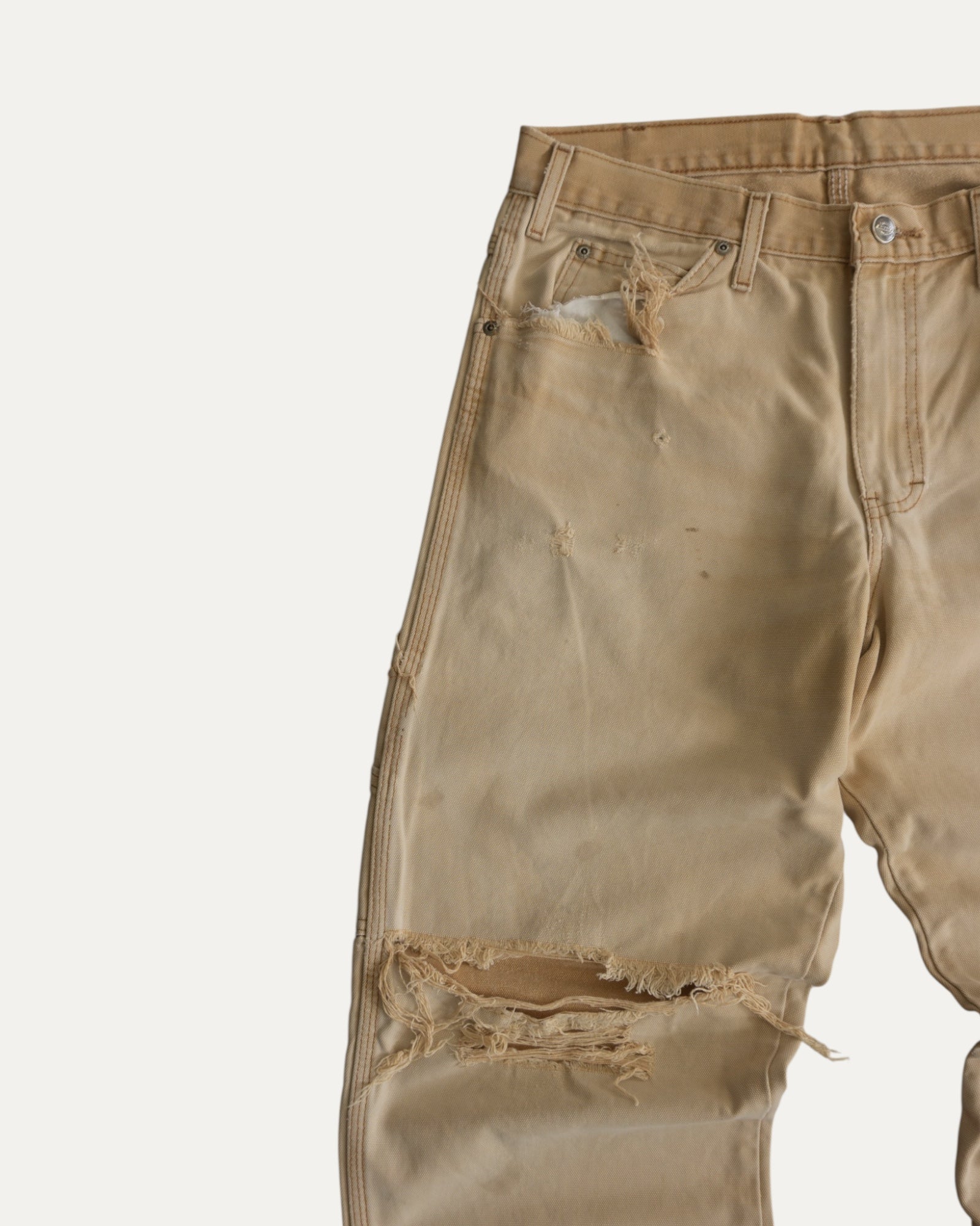 VINTAGE DICKIES DISTRESSED PANTS - 32x32
