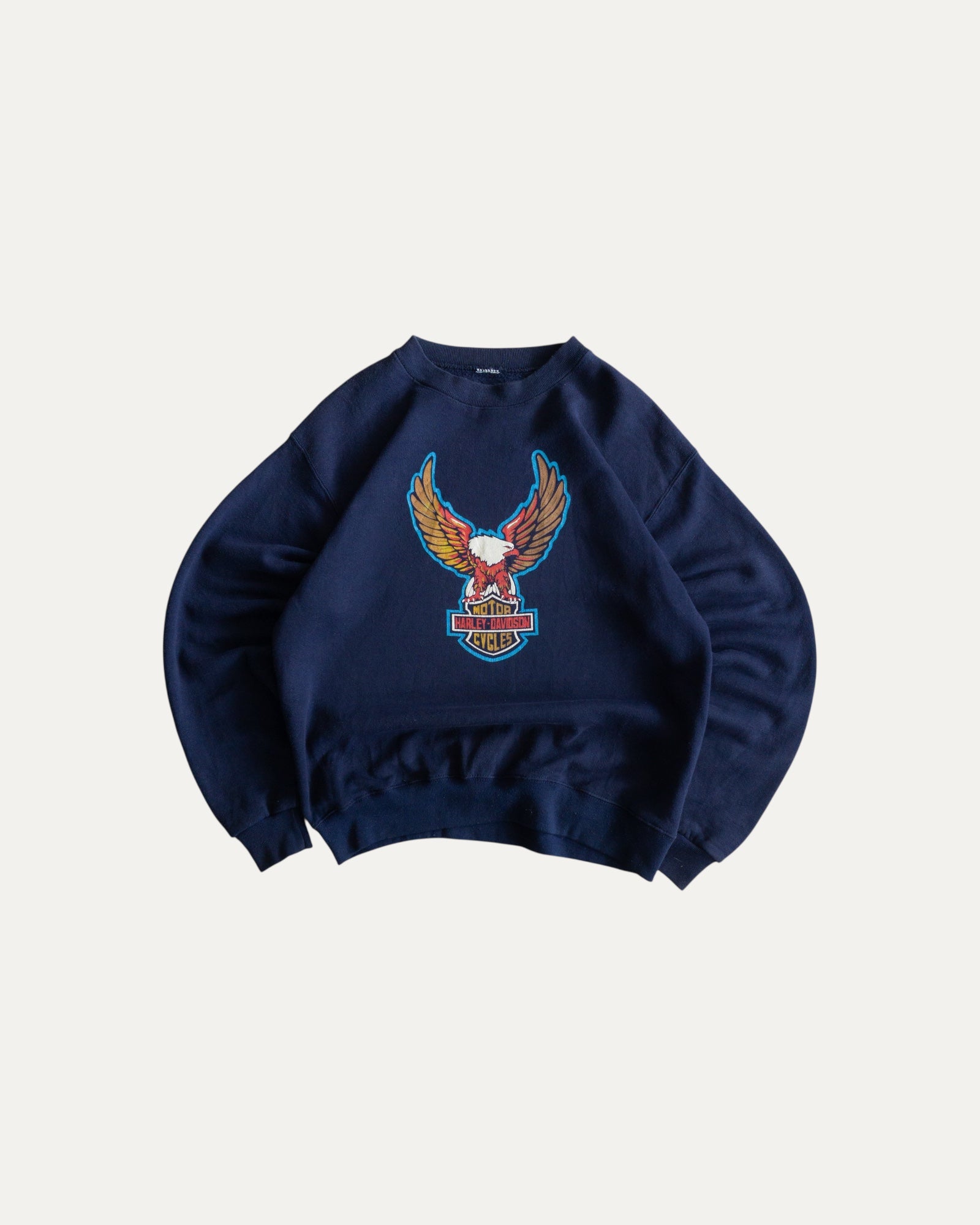 (L) 90’S VINTAGE HARLEY DAVIDSON CREWNECK