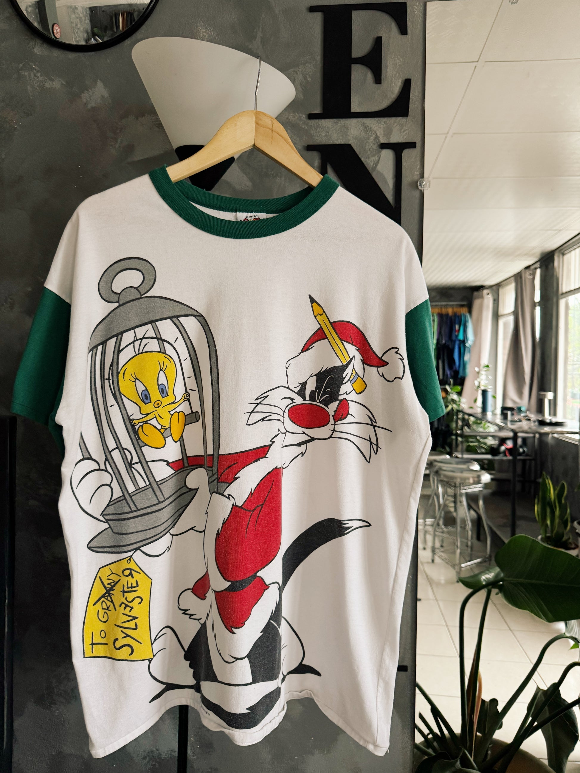 (L) 90’S VINTAGE PIOLIN WARNER BROS TEE