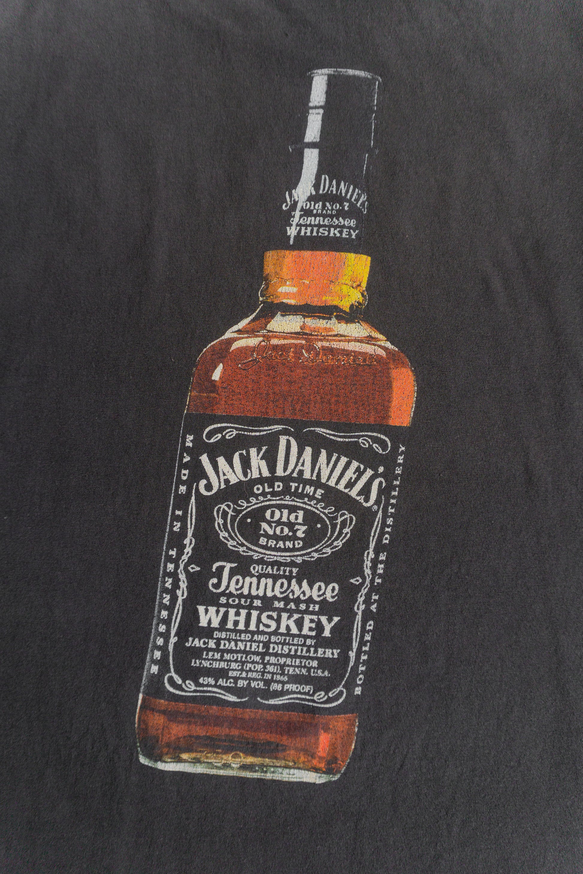 (L/XL) 00’S VINTAGE JACK DANIELS WHISKEY I KNOW JACK TEE