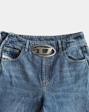 DIESEL DENIM WIDE LEG PANTS - 34