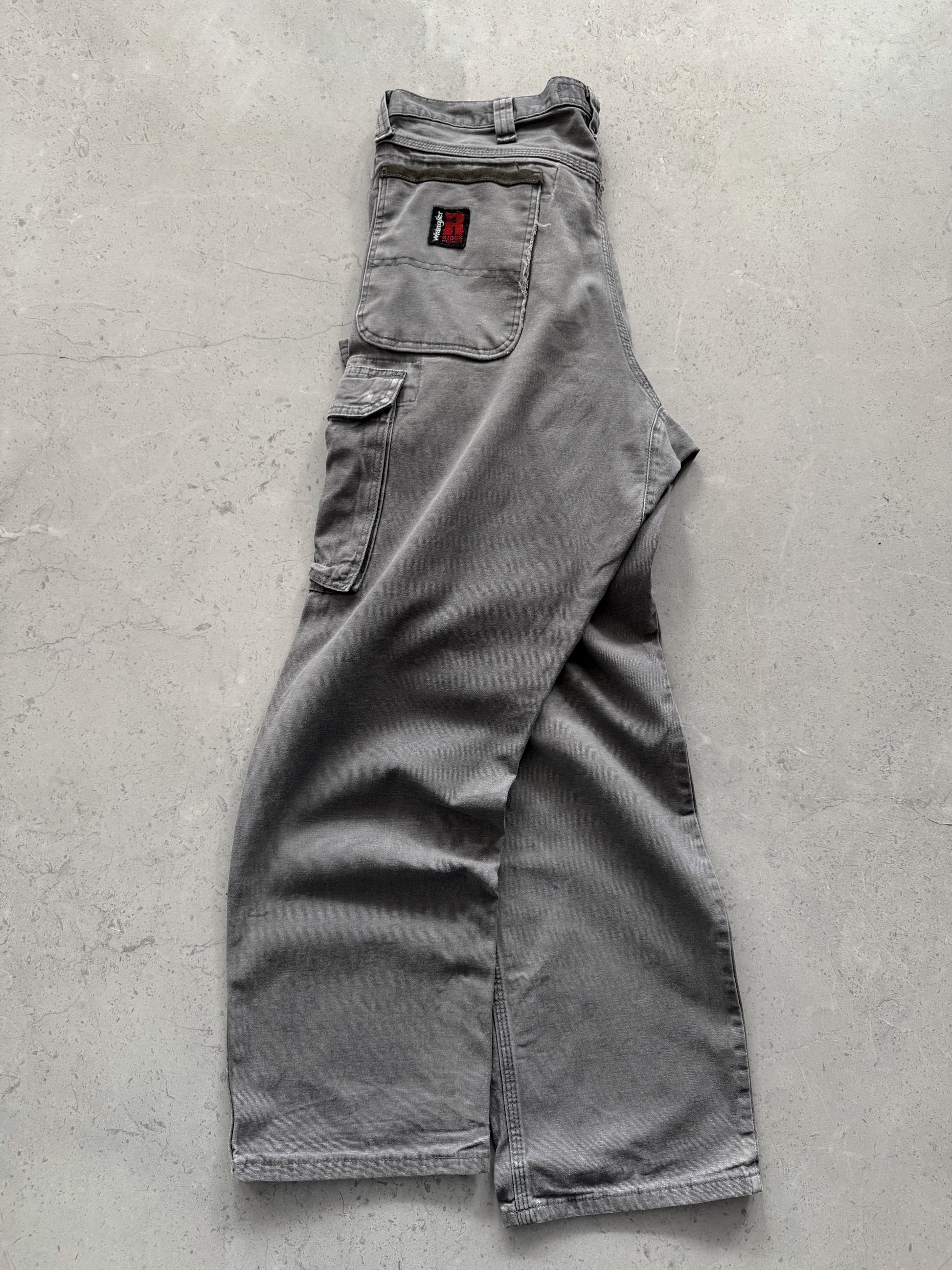 VINTAGE WRANGLER RIGGS CARGO PANTS - 35x30