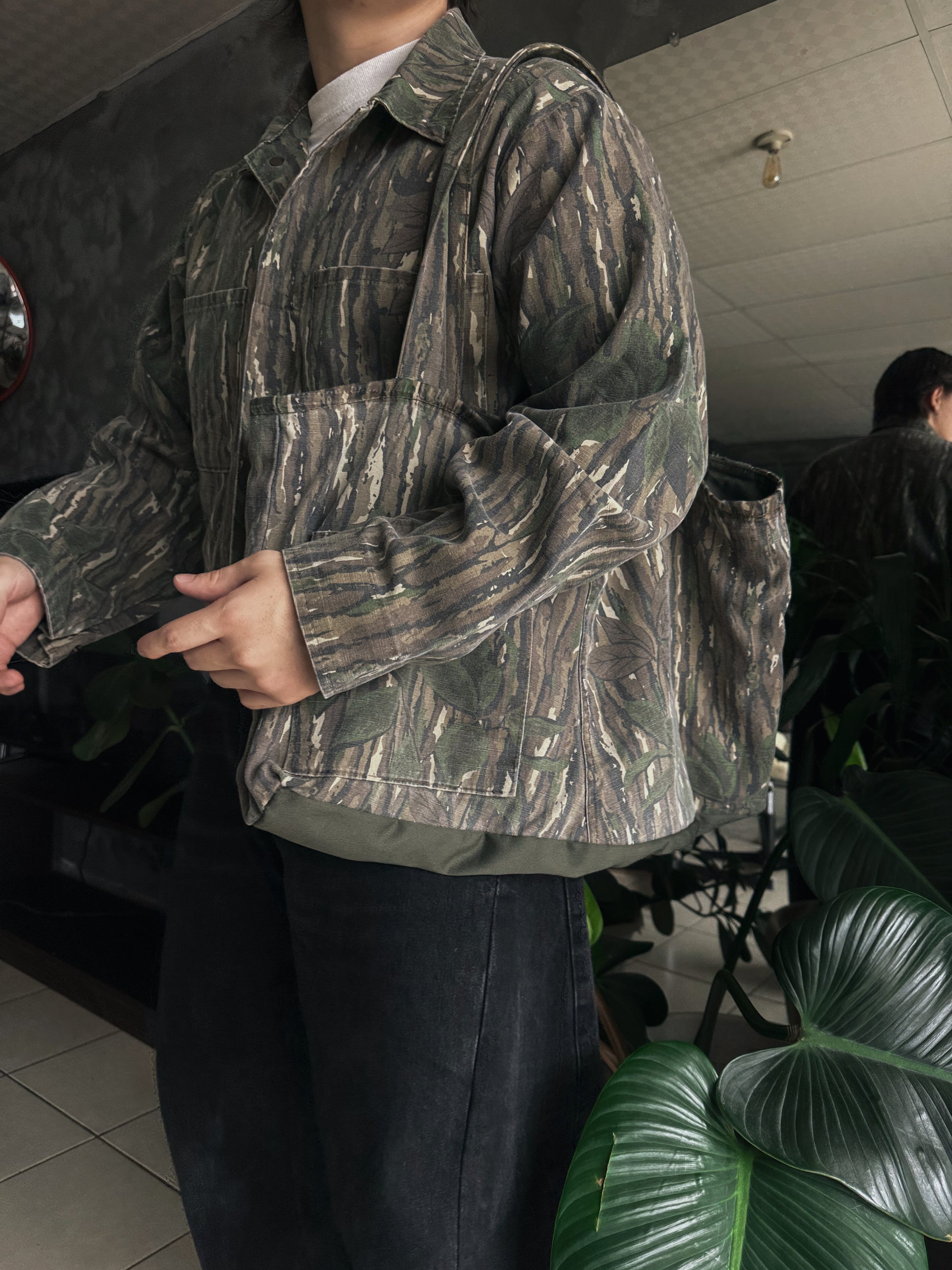 (BOXY M) 80’S VINTAGE REALTREE CAMO WORKWEAR JACKET