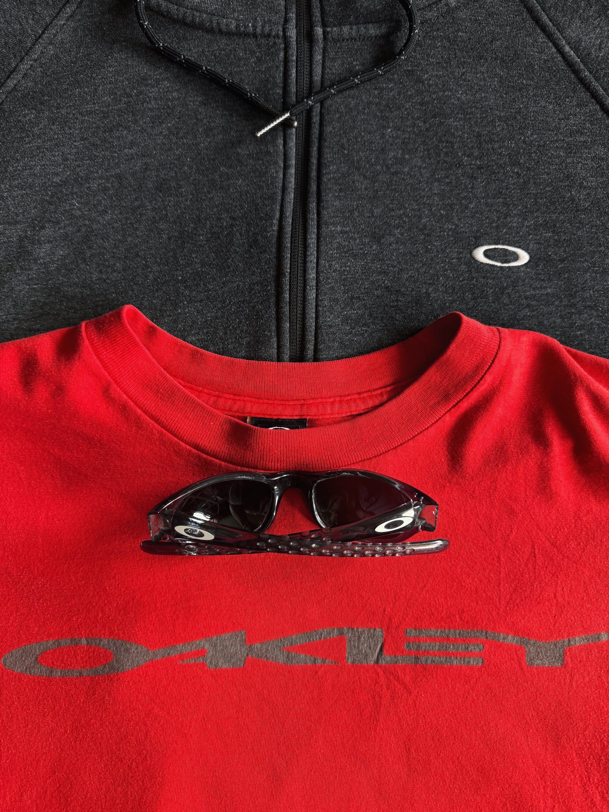 (FIT XL) OAKLEY HOODIE FULL ZIP