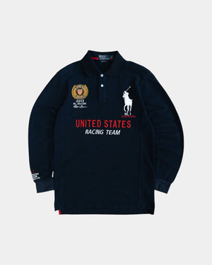 (M) POLO RALPH LAUREN RUGBY RACING SHIRT