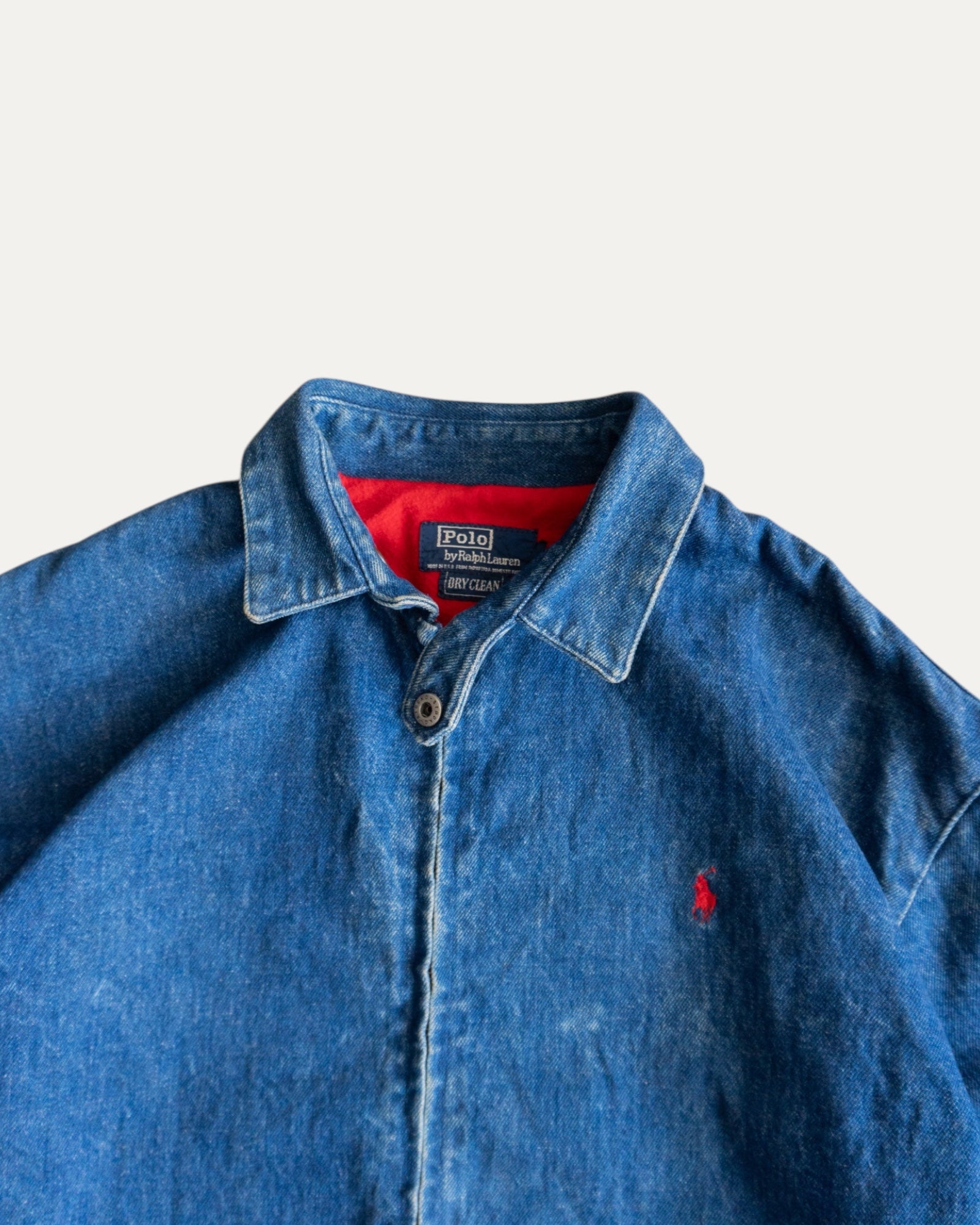 (FIT M) VINTAGE POLO RALPH LAUREN DENIM JACKET