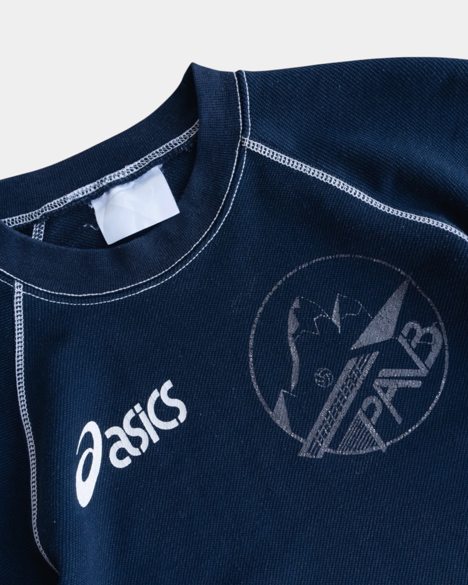 (M) 90’S VINTAGE BOXY ASICS CREWNECK