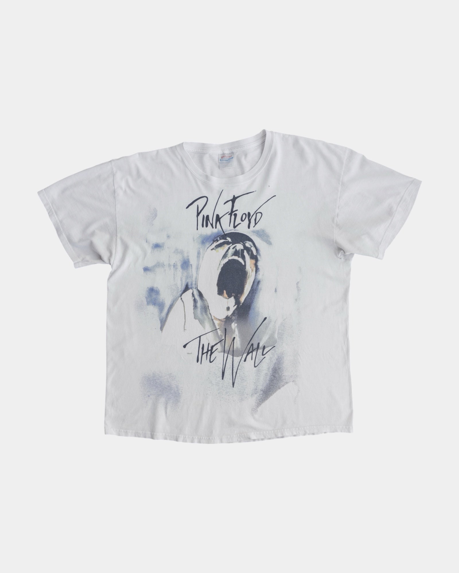 (XL) VINTAGE PINK FLOYD THE WALL SCREAMING FACE TEE