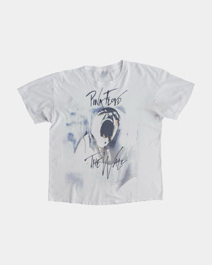 (XL) VINTAGE PINK FLOYD THE WALL SCREAMING FACE TEE