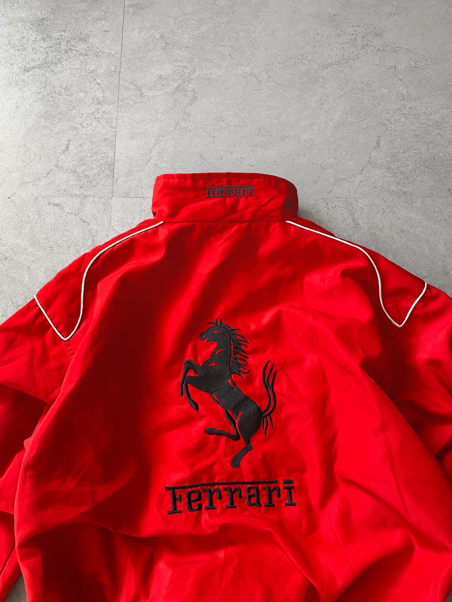 90s Vintage Ferrari Bomber Racing Jacket