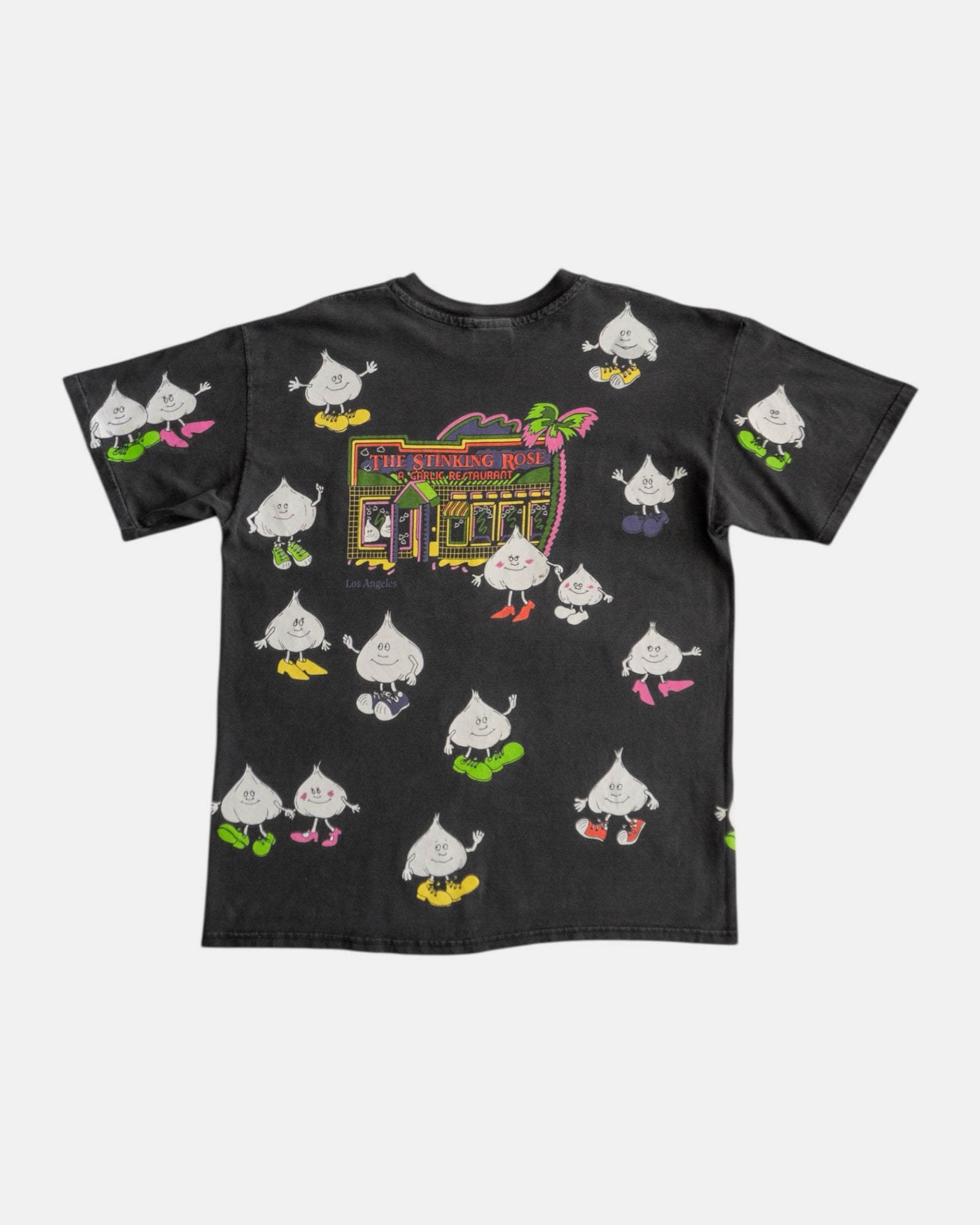 (L) 90’S VINTAGE STIKING ROSE AOP TEE