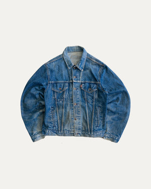 (L) 80’S VINTAGE LEVIS DENIM FADED JACKET