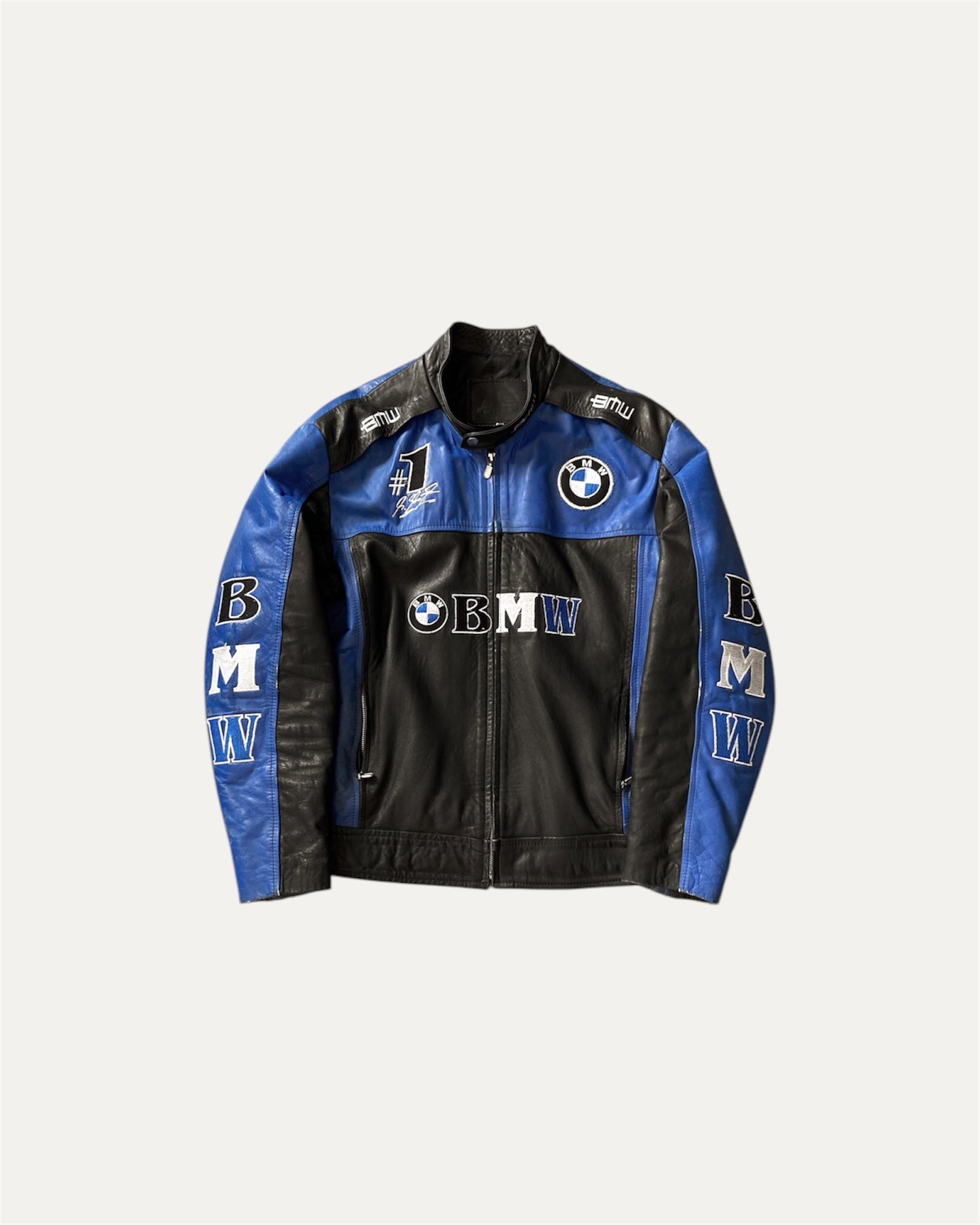 Vintage BMW Leather Racing Jacket