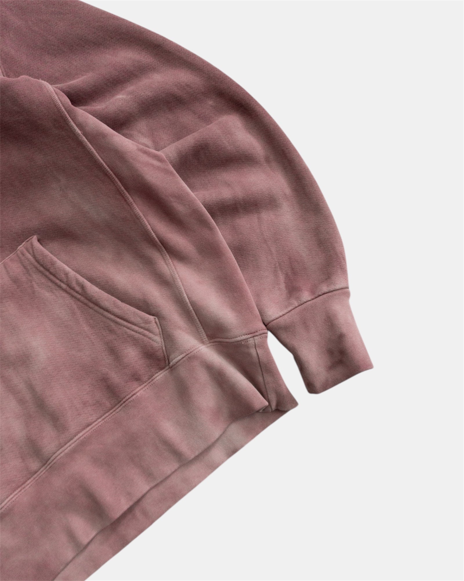 (L) AMAZING FADED WINE BOXY HOODIE
