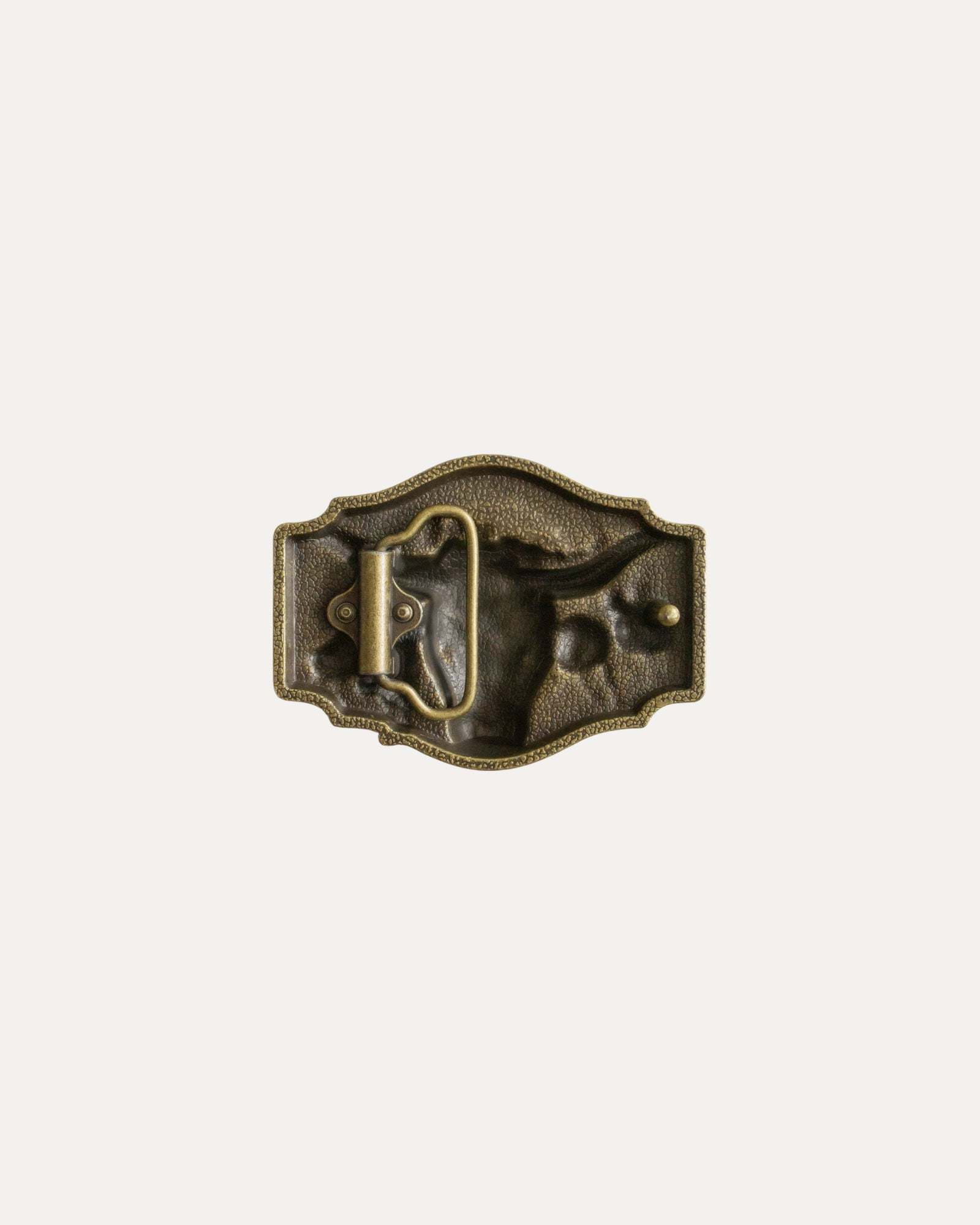 COWBOY BULL HEAD BELT BUCKLE