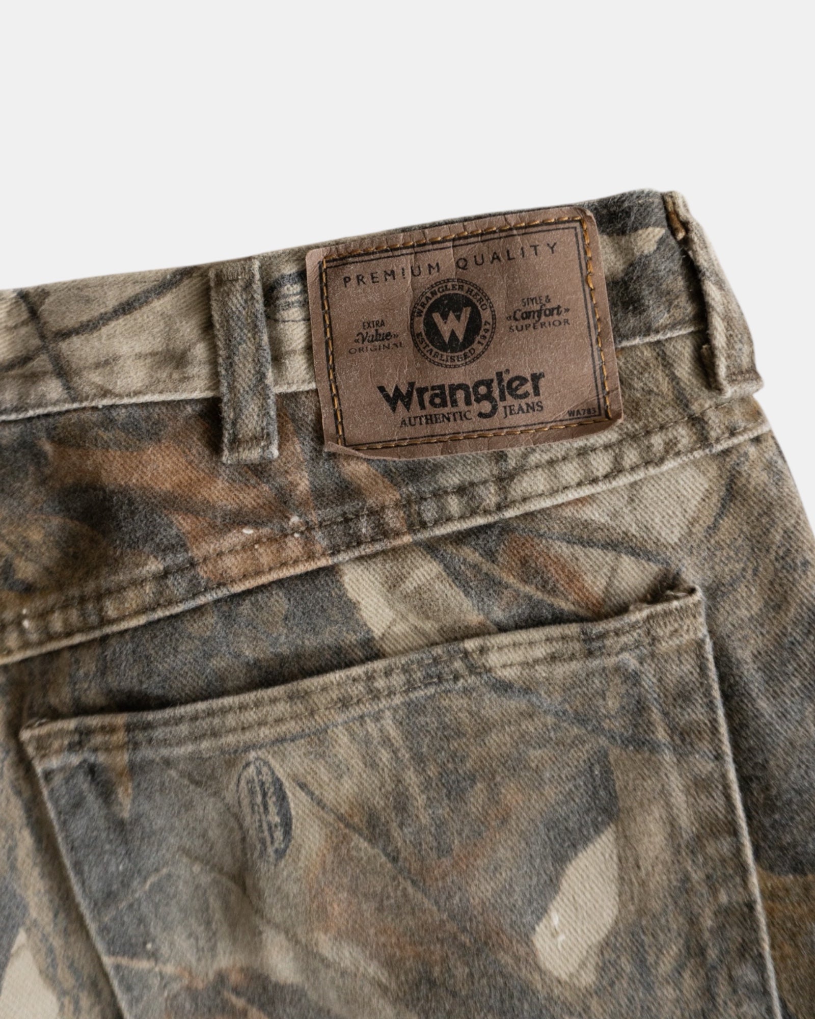 VINTAGE WRANGLER X REALTREE CAMO PANTS - 32x32