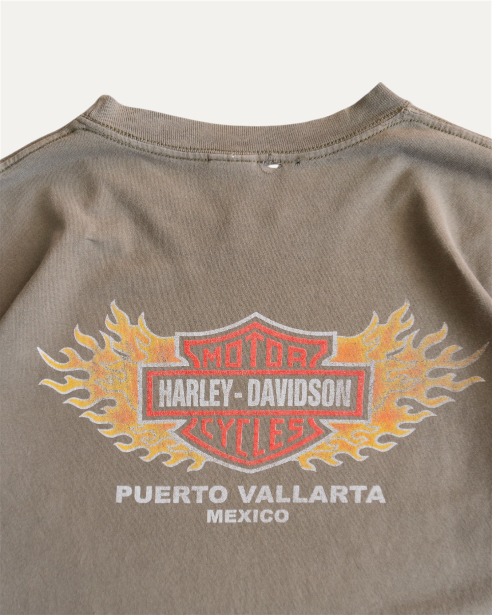 (XL) VINTAGE HARLEY DAVIDSON FLAMES TEE