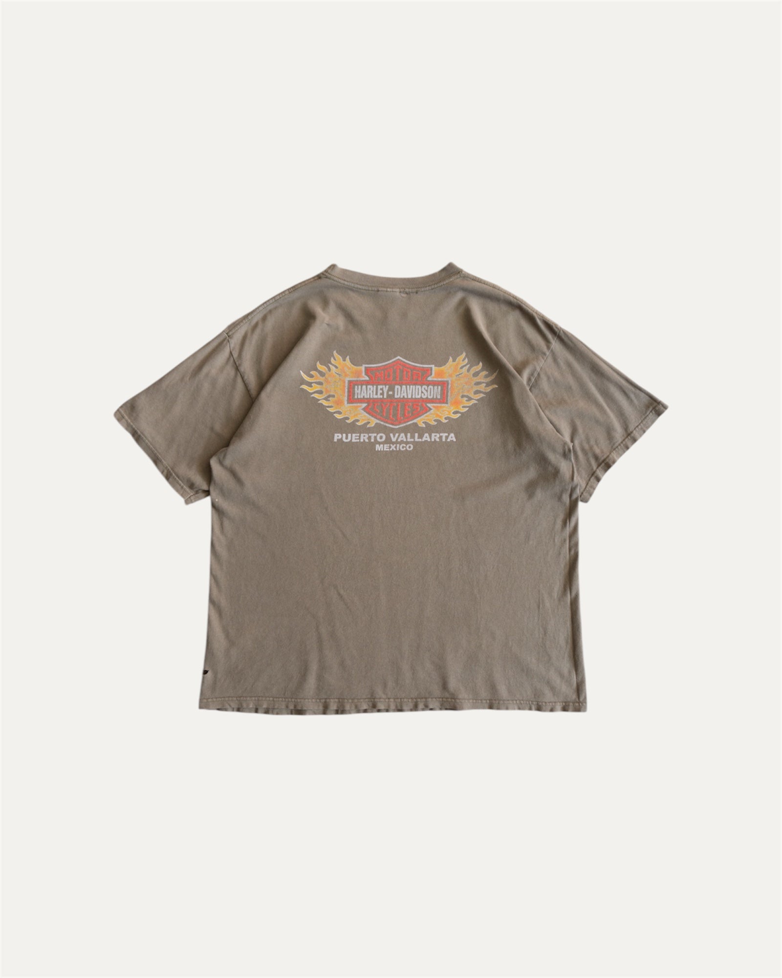 (XL) VINTAGE HARLEY DAVIDSON FLAMES TEE