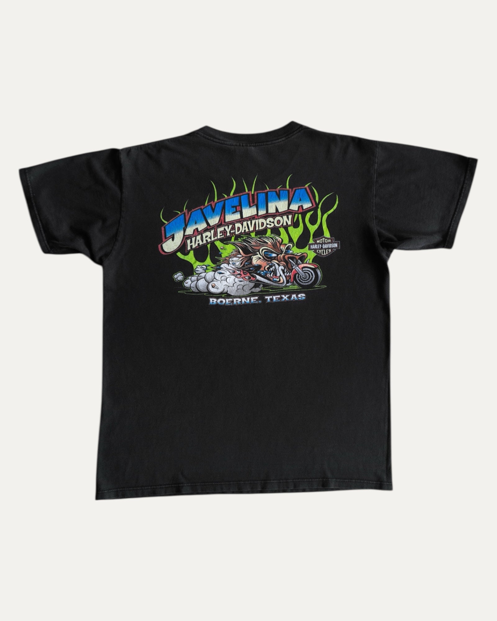 (L) VINTAGE HARLEY DAVIDSON JAVELINA FADED TEE