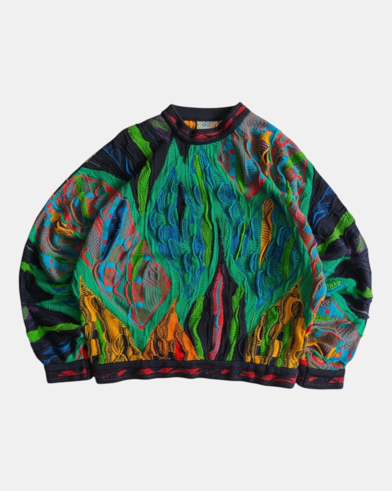 (M) 90’S VINTAGE COOGI 3D RARE SWEATER