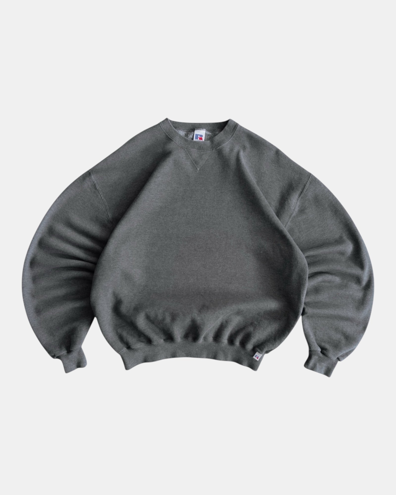(XL) 90’S VINTAGE RUSSELL GRAY CREWNECK