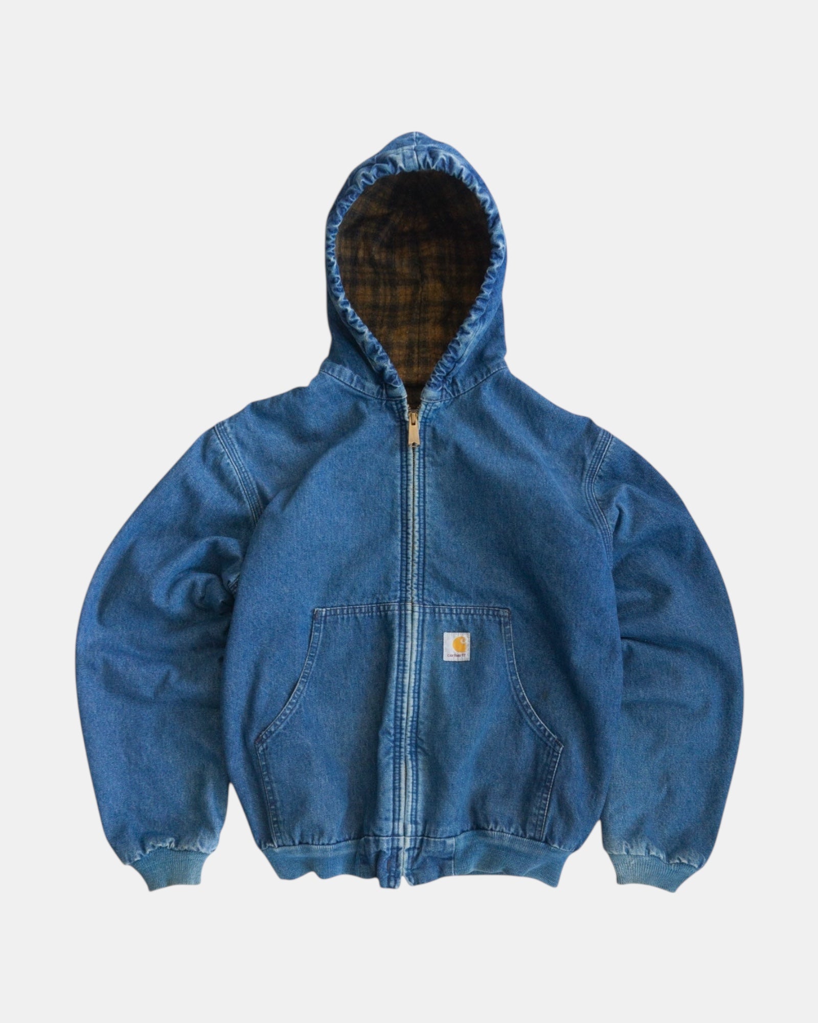 (S) 90’S VINTAGE CARHARTT DENIM ACTIVE JACKET