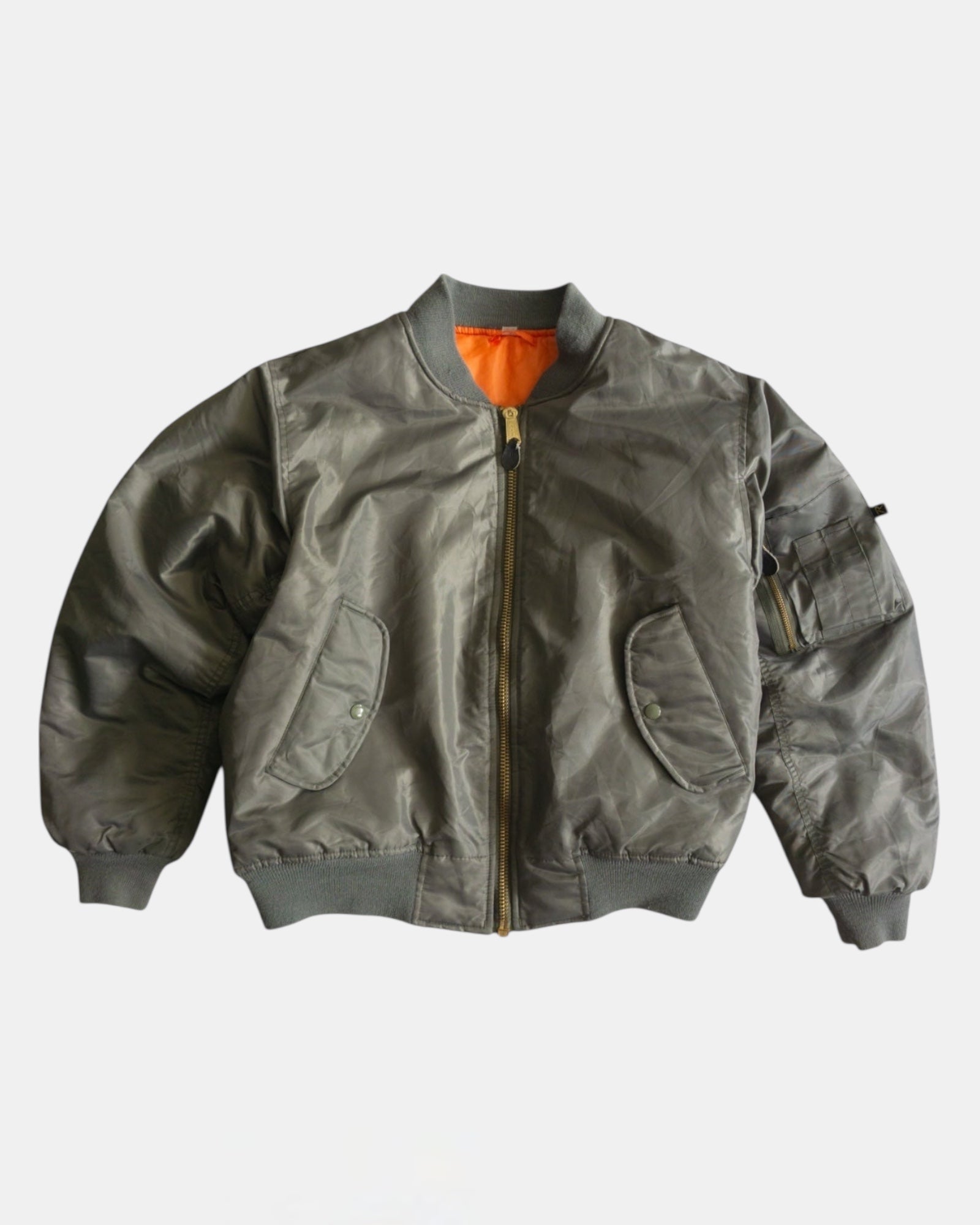(M) 90’S VINTAGE MA-1 FLYERS BOMBER JACKET