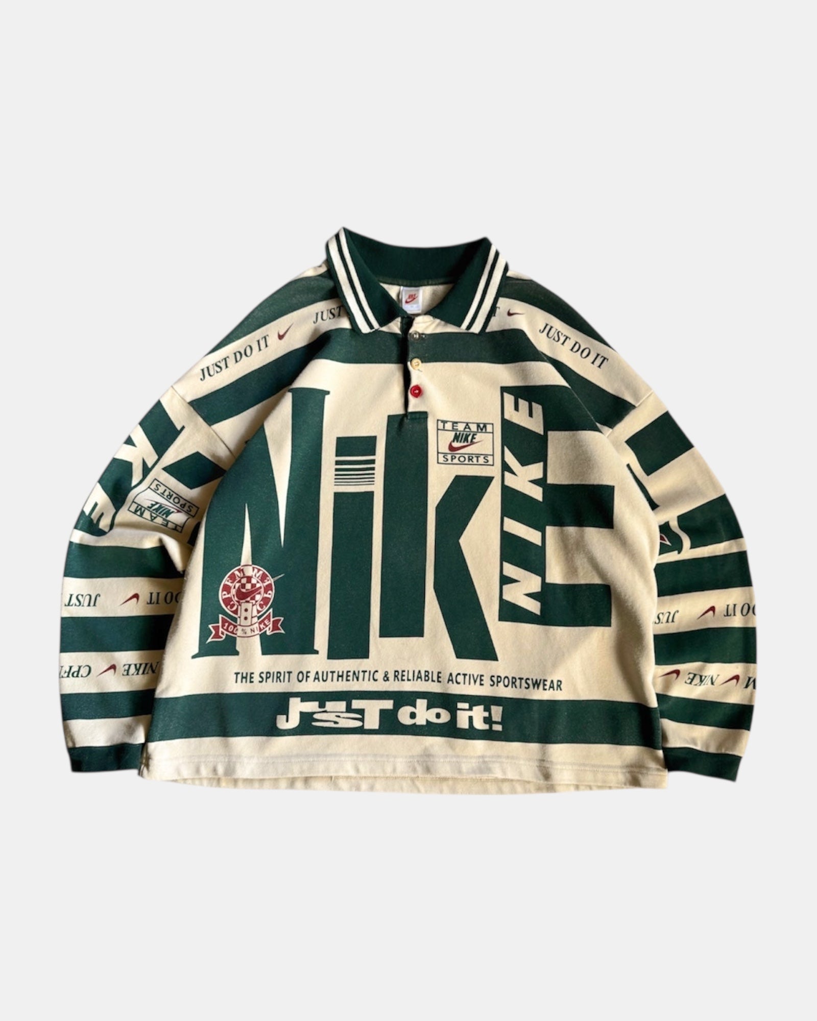 (M) NIKE X CACTUS PLANT FLEA MARKET LONG SLEEVE POLO