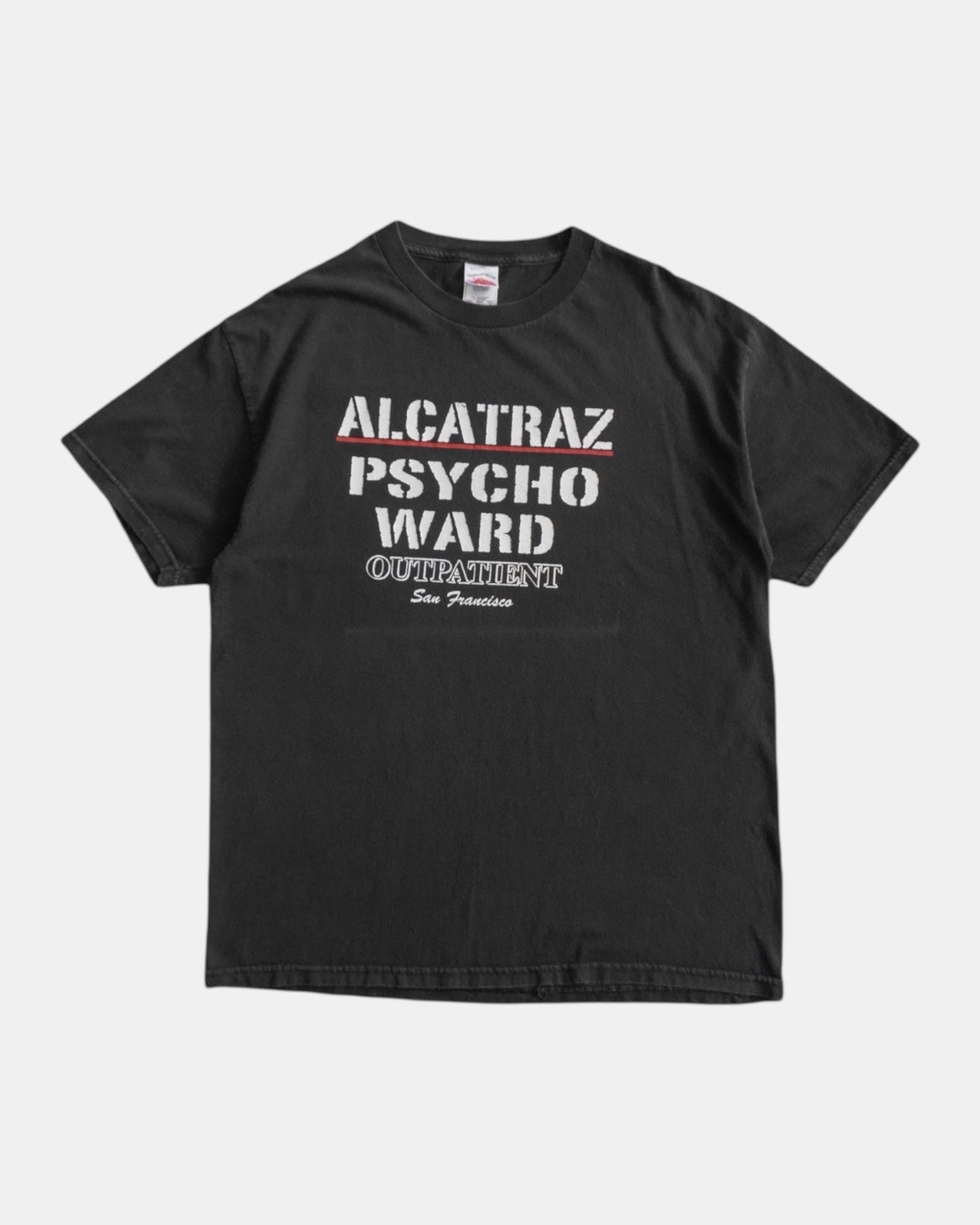 (L) 2000’S VINTAGE ALCATRAZ PSYCHO WARD TEE