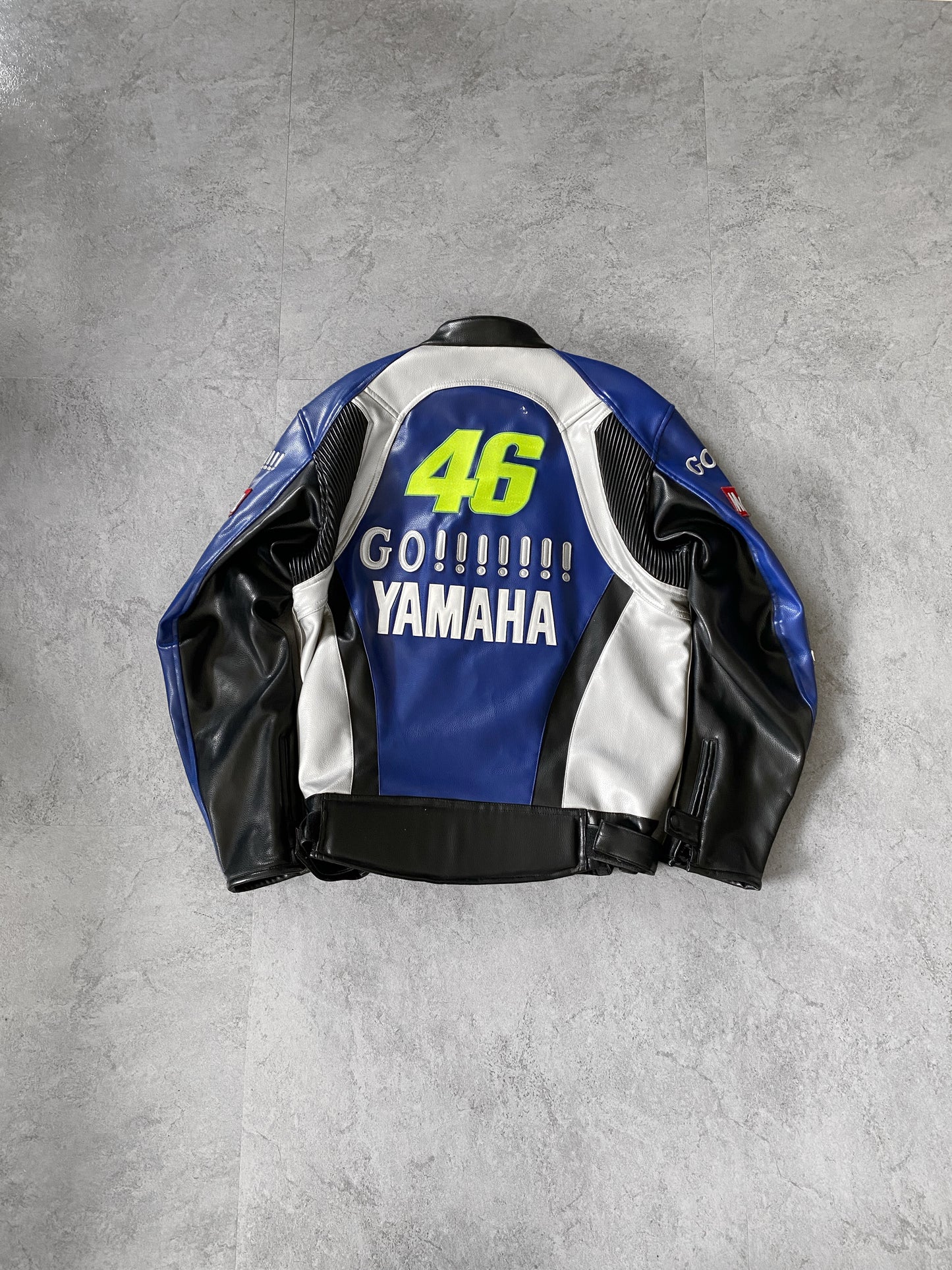 Vintage Yamaha GO! Leather Racing Jacket – Enovavintage