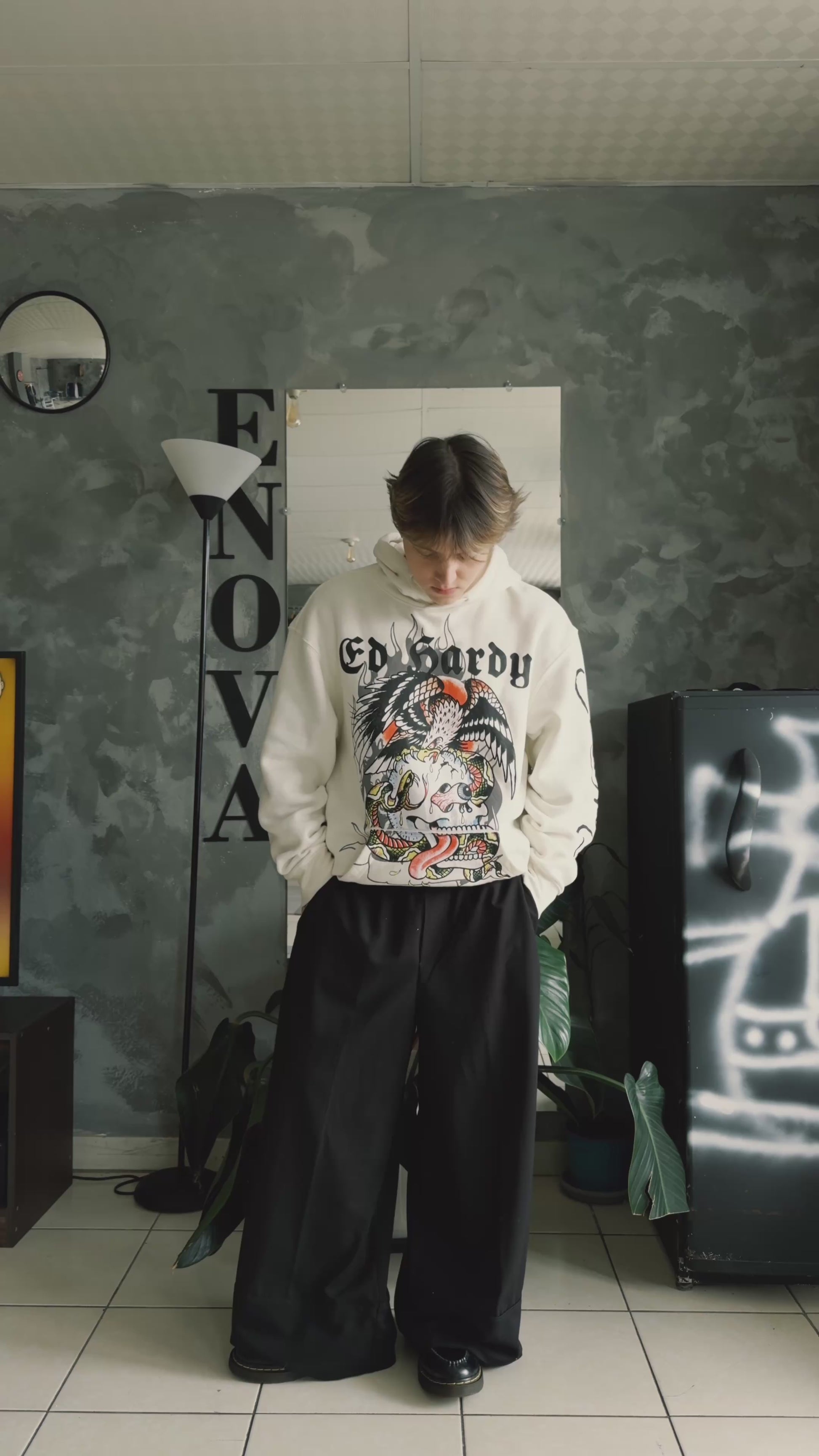 (L) EDHARDY CHRISTIAN AUDIGIER HOODIE