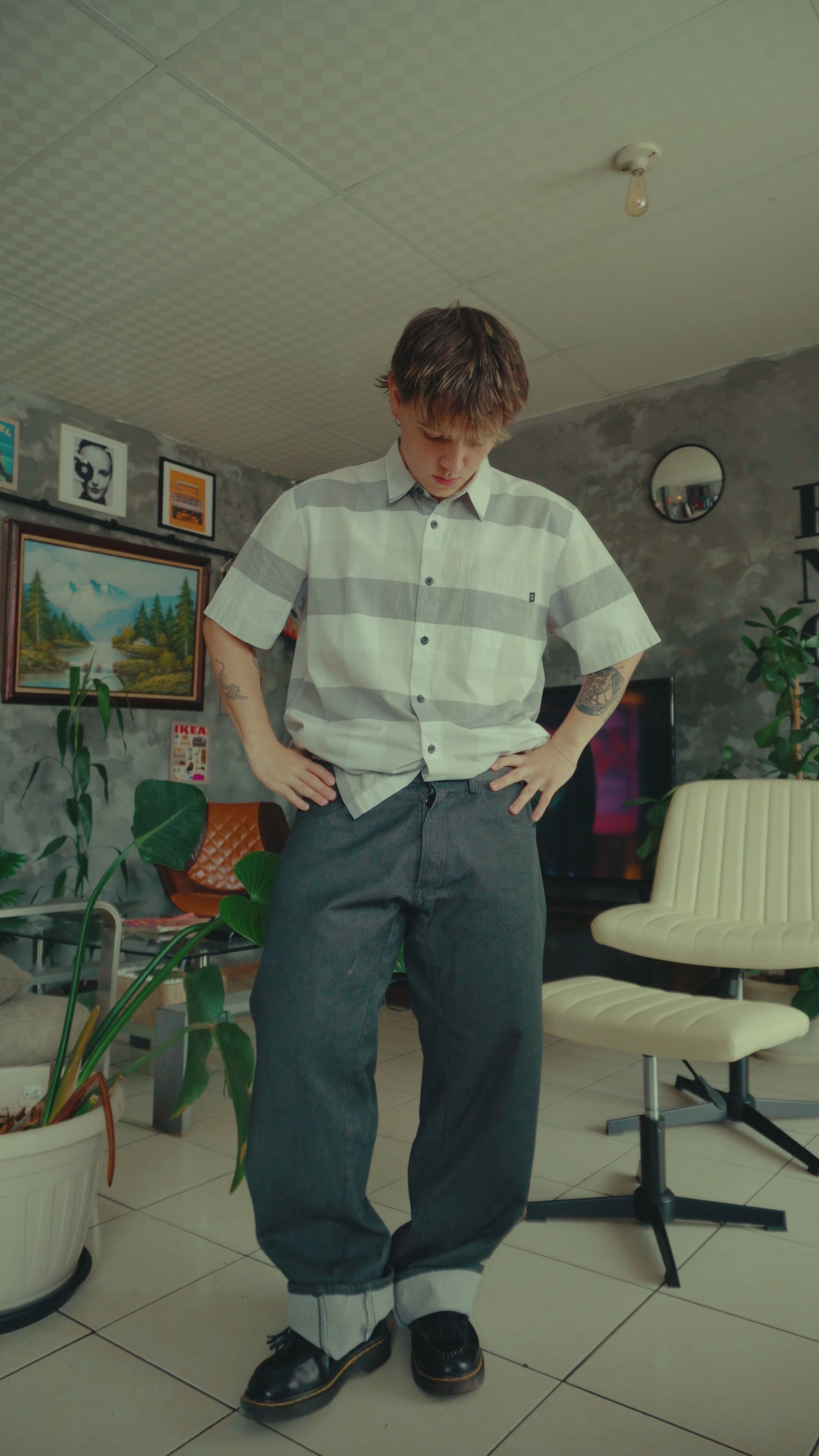 (L) OAKLEY SURF SHIRT