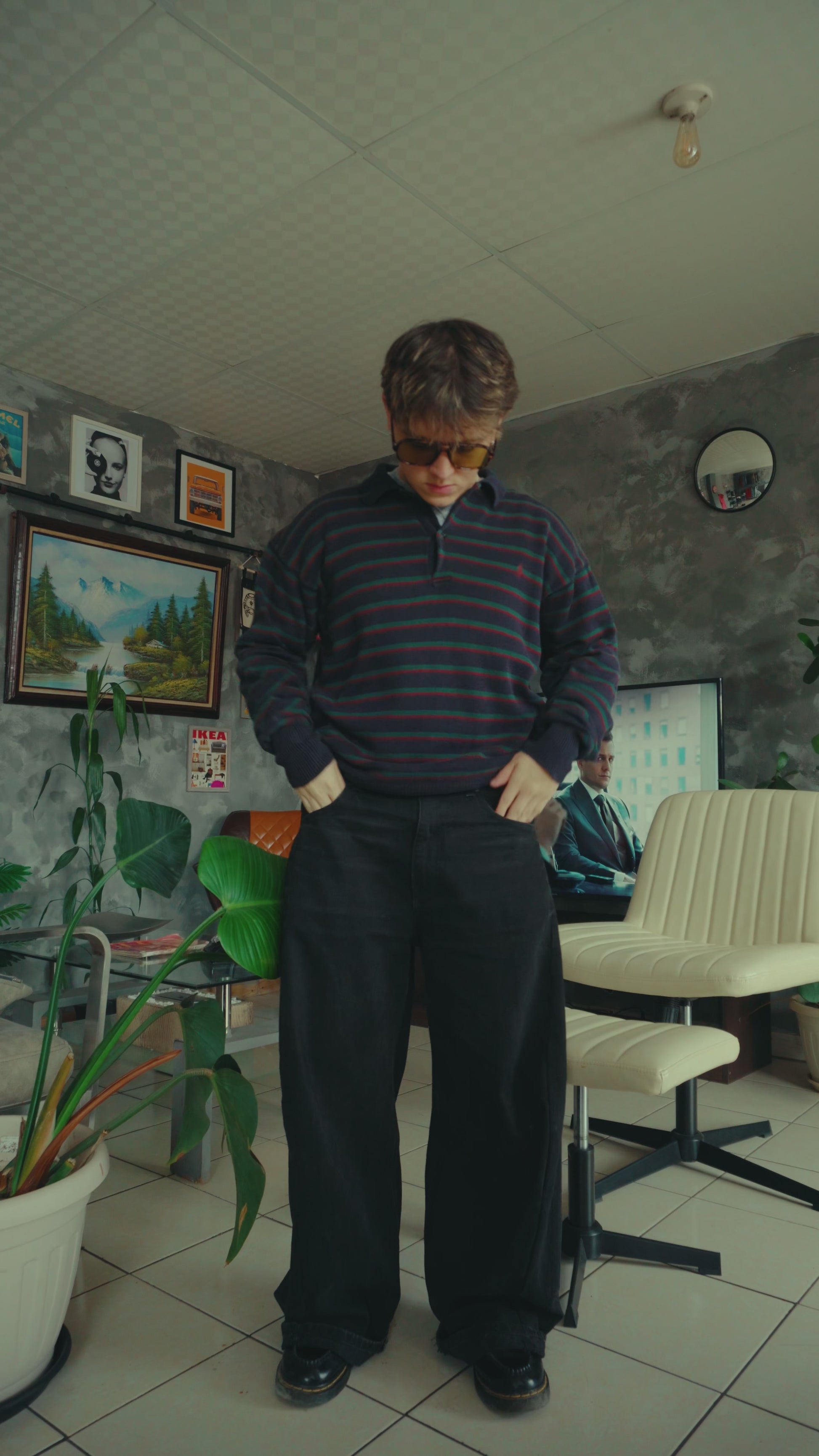 (L) POLO RALPH LAUREN SWEATER