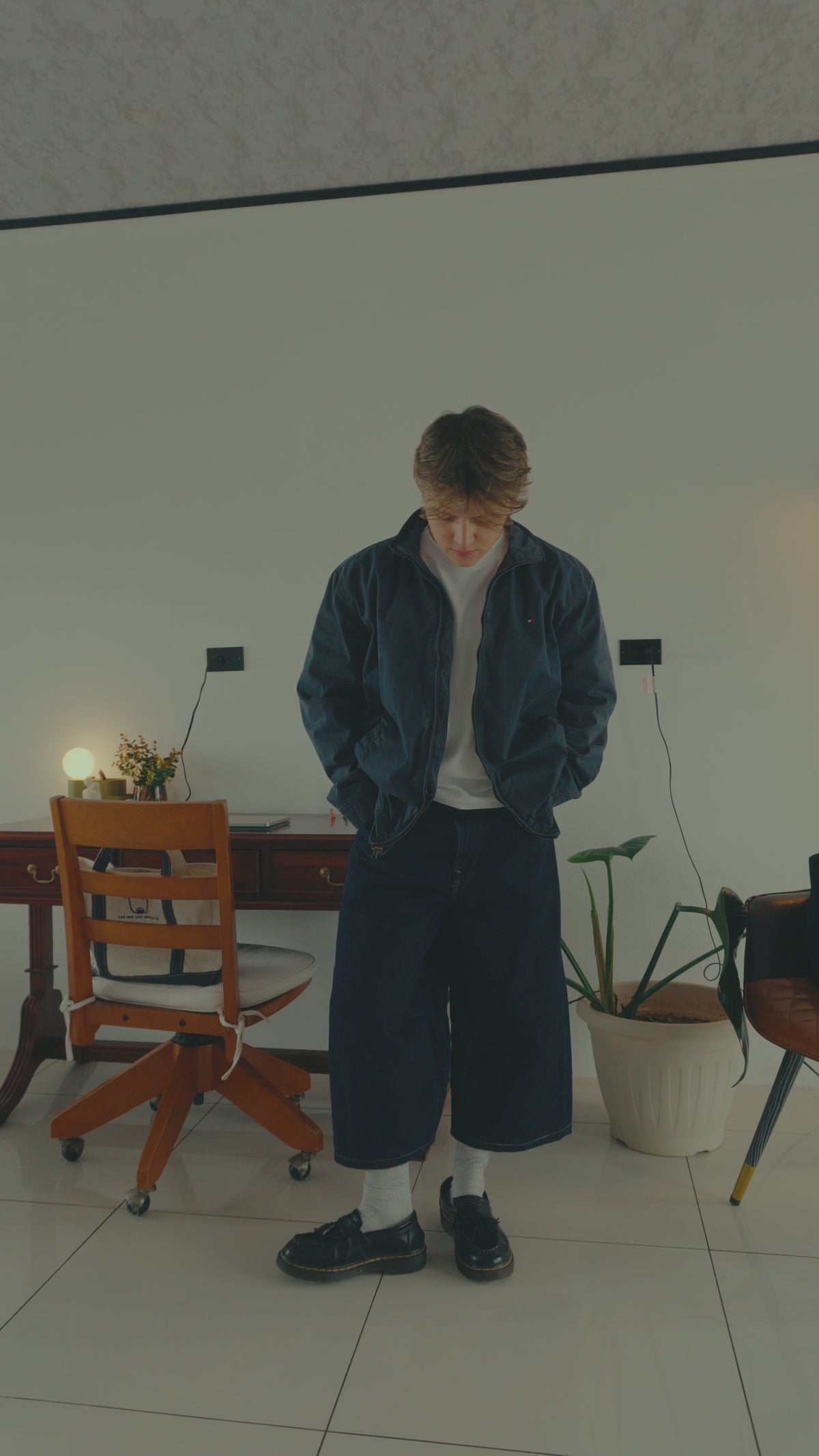 (L) VINTAGE TOMMY HILFIGER HARRINGTON JACKET