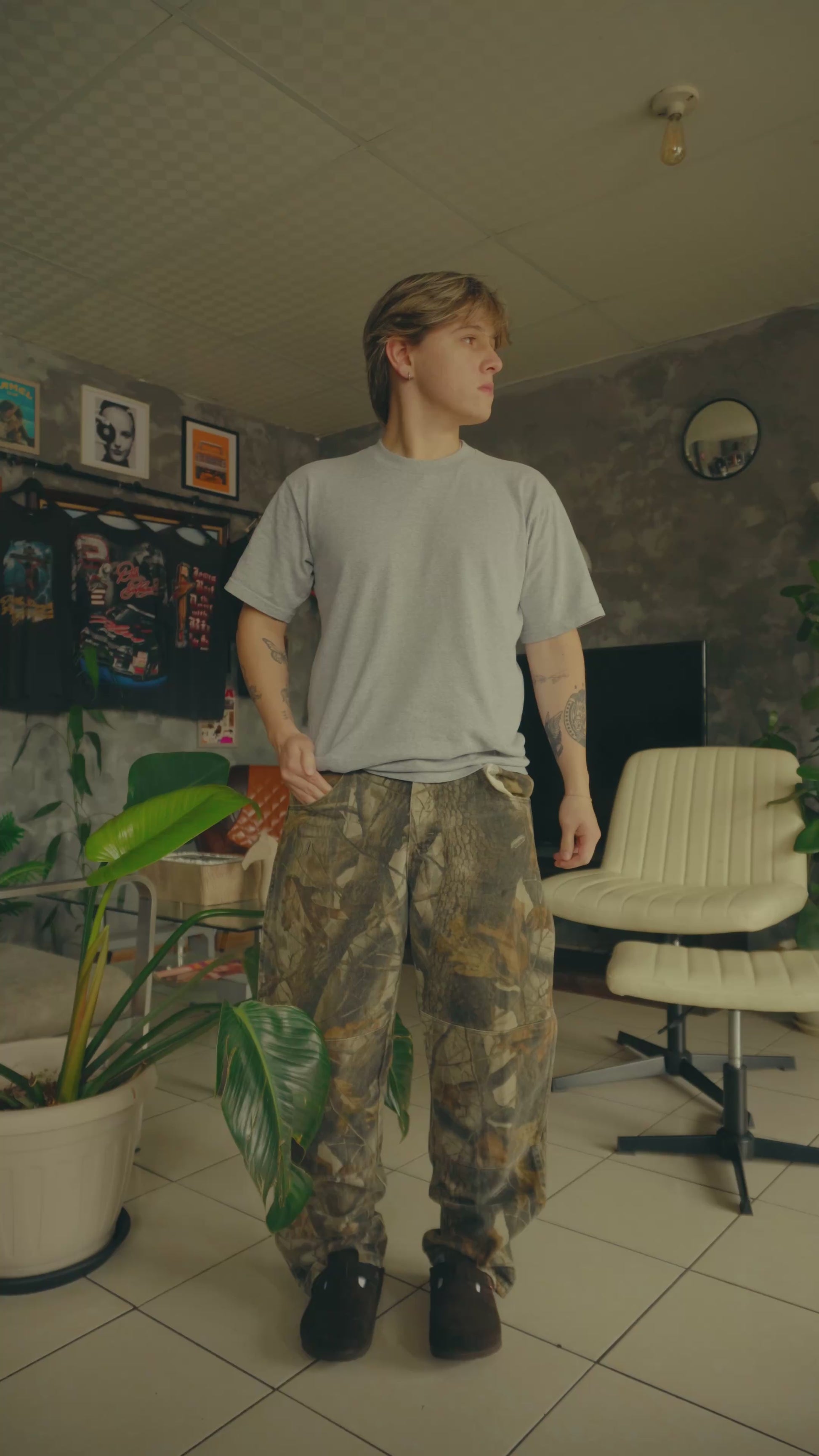 VINTAGE WRANGLER X REALTREE CAMO PANTS - 32x32