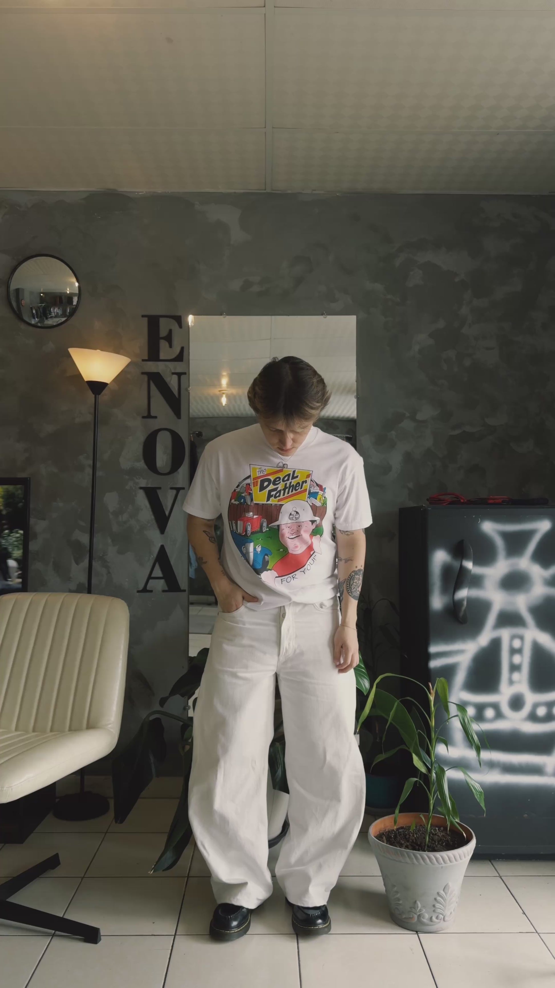 (M) 90’S VINTAGE LEE “DEAL FATHER” TEE