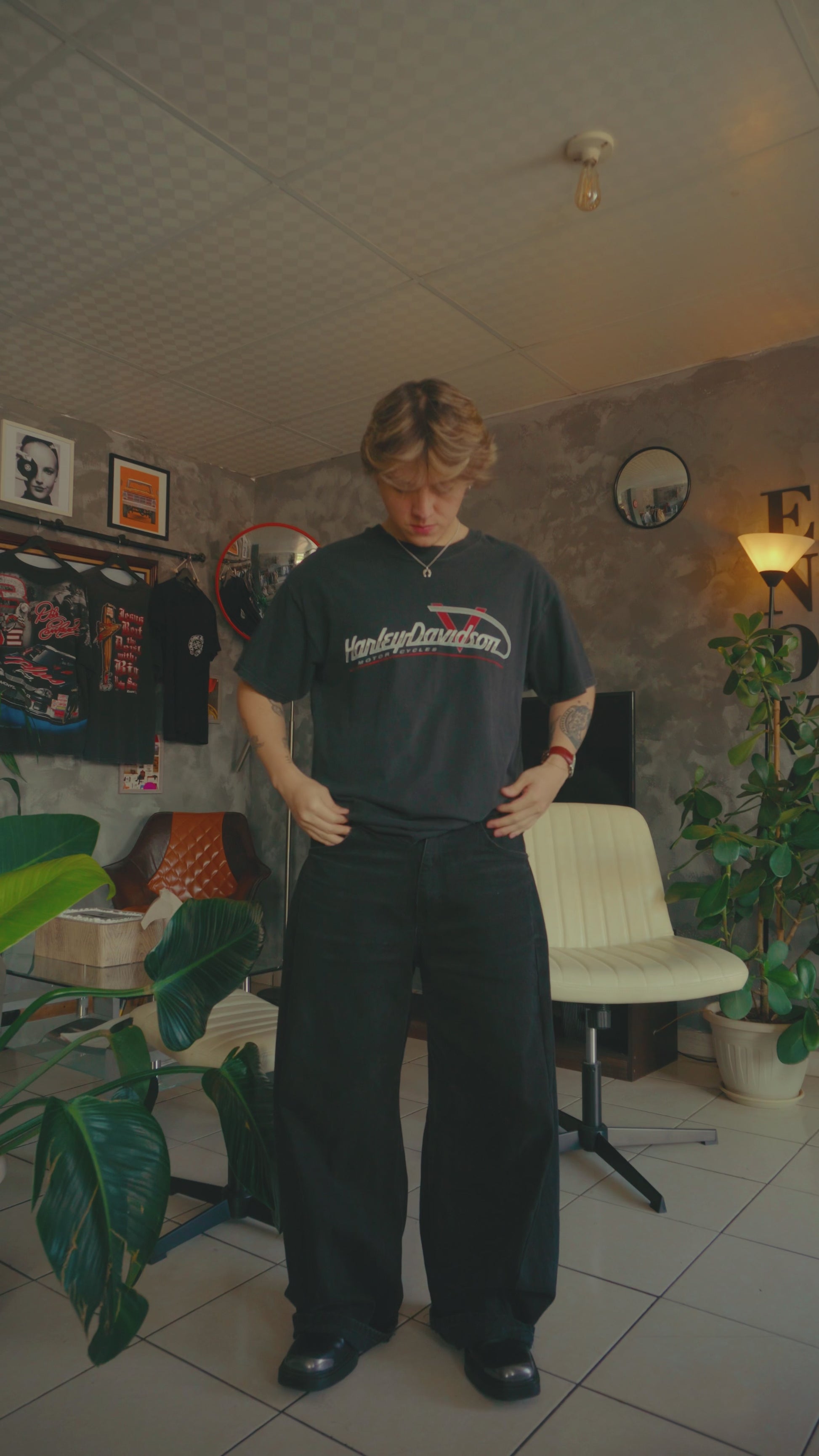 (L) 1990’S VINTAGE HARLEY DAVIDSON TEE