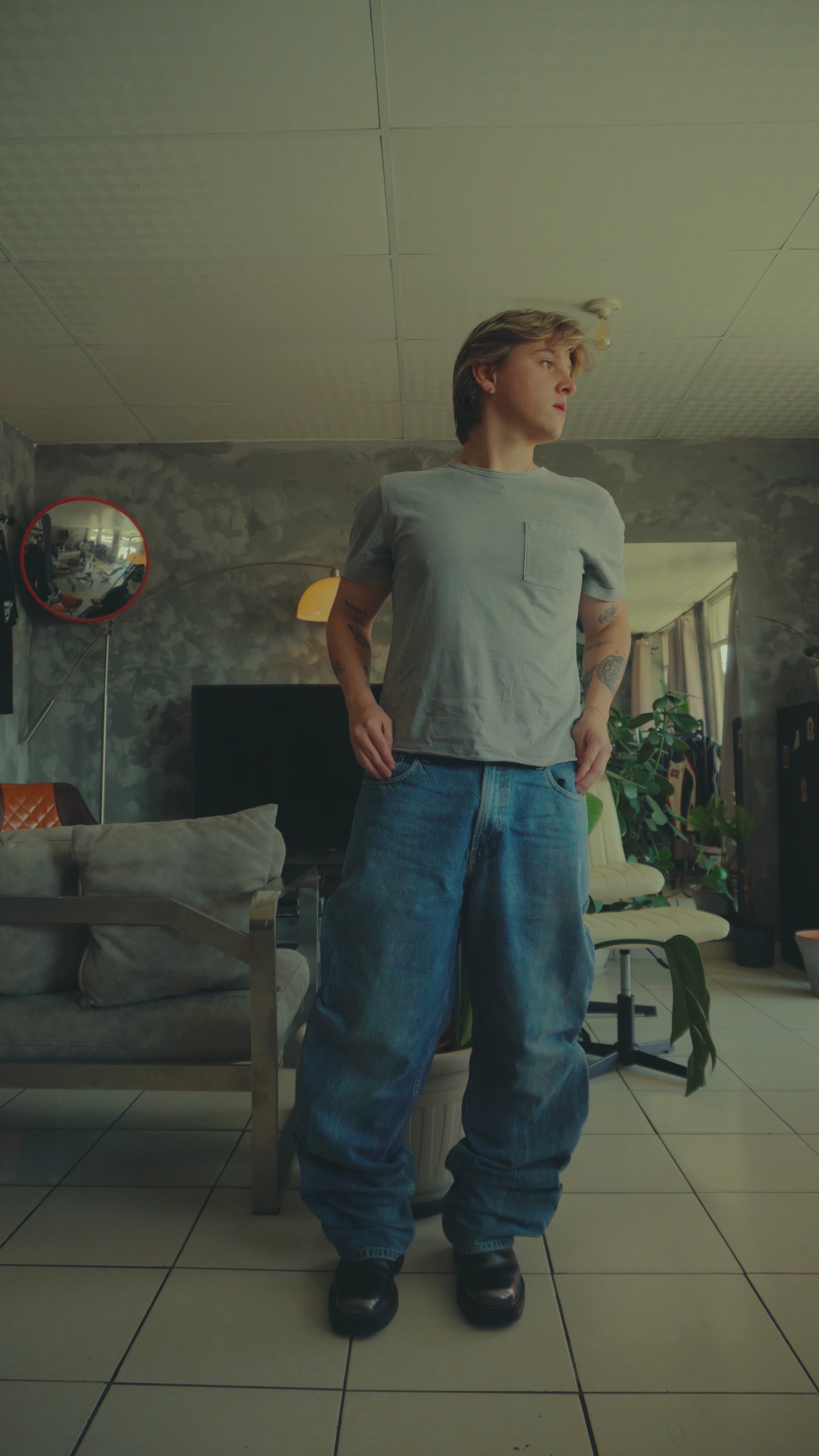 VINTAGE TOMMY HILFIGER AMAZING FADED PANTS - 34x34