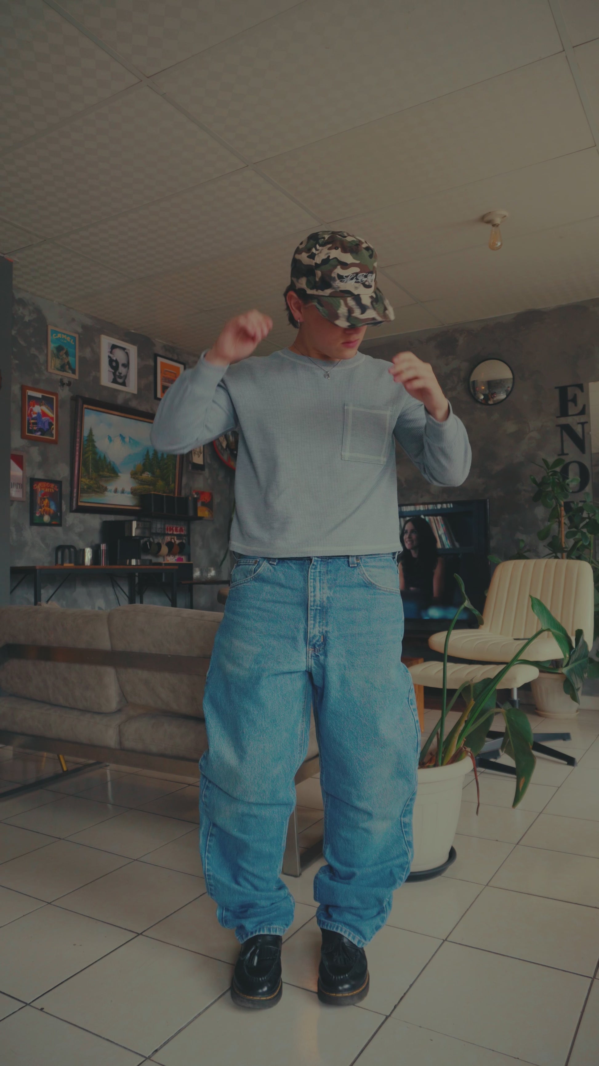 VINTAGE CARHARTT DENIM JEANS - 36x34