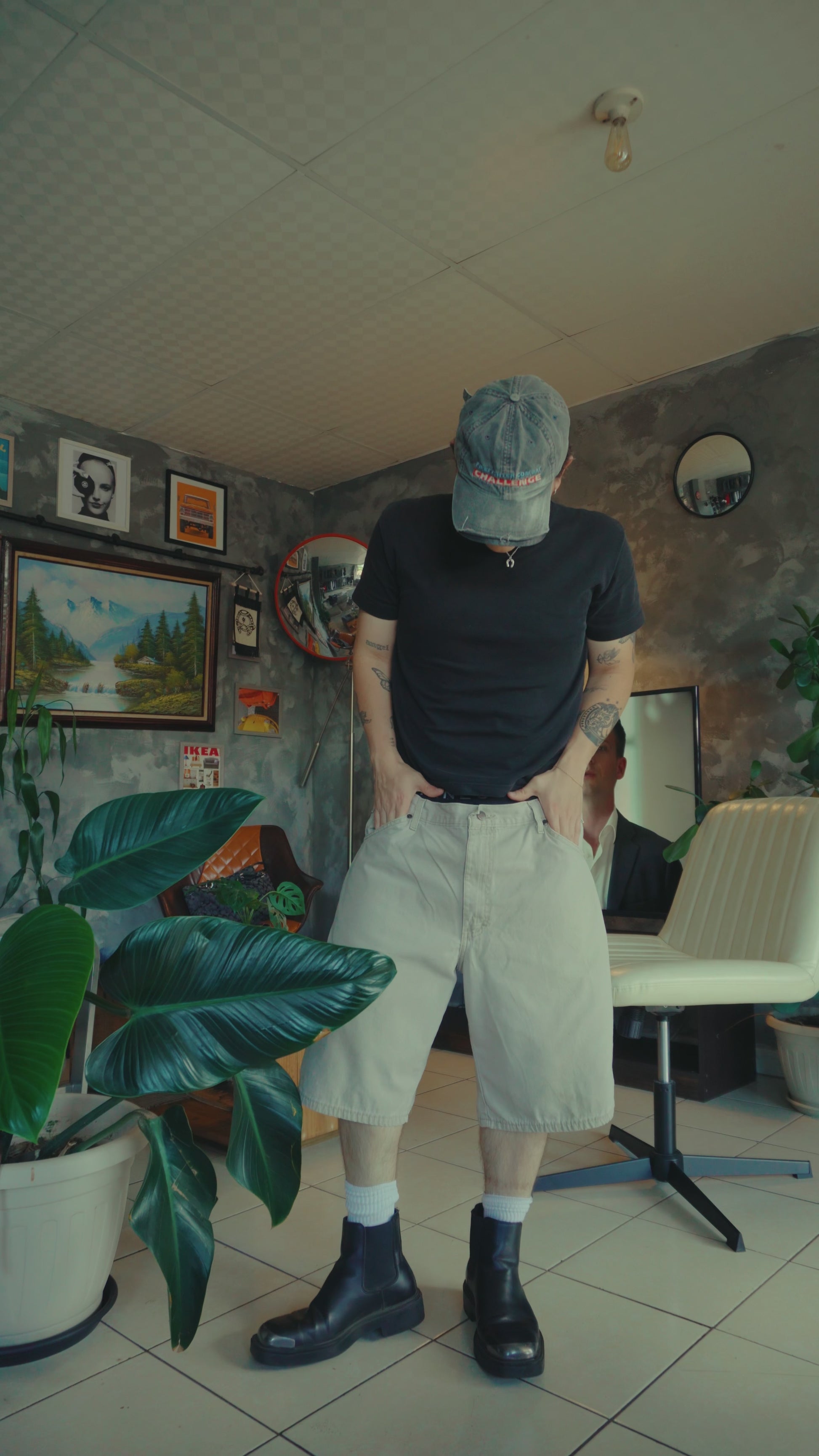 VINTAGE DICKIES JORTS - 36