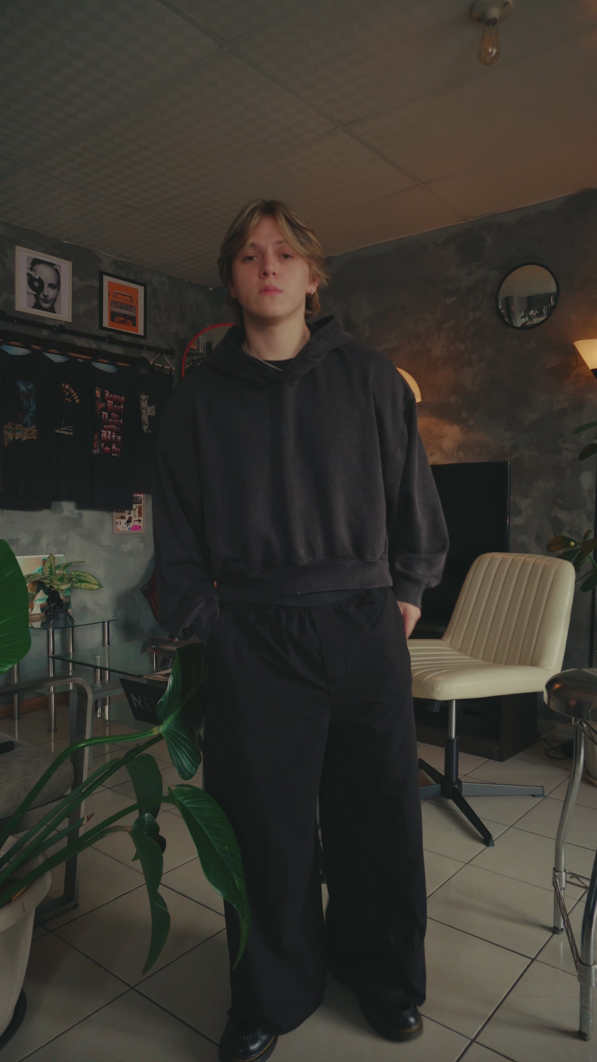 WIDE LEG DRESS PANTS - 34