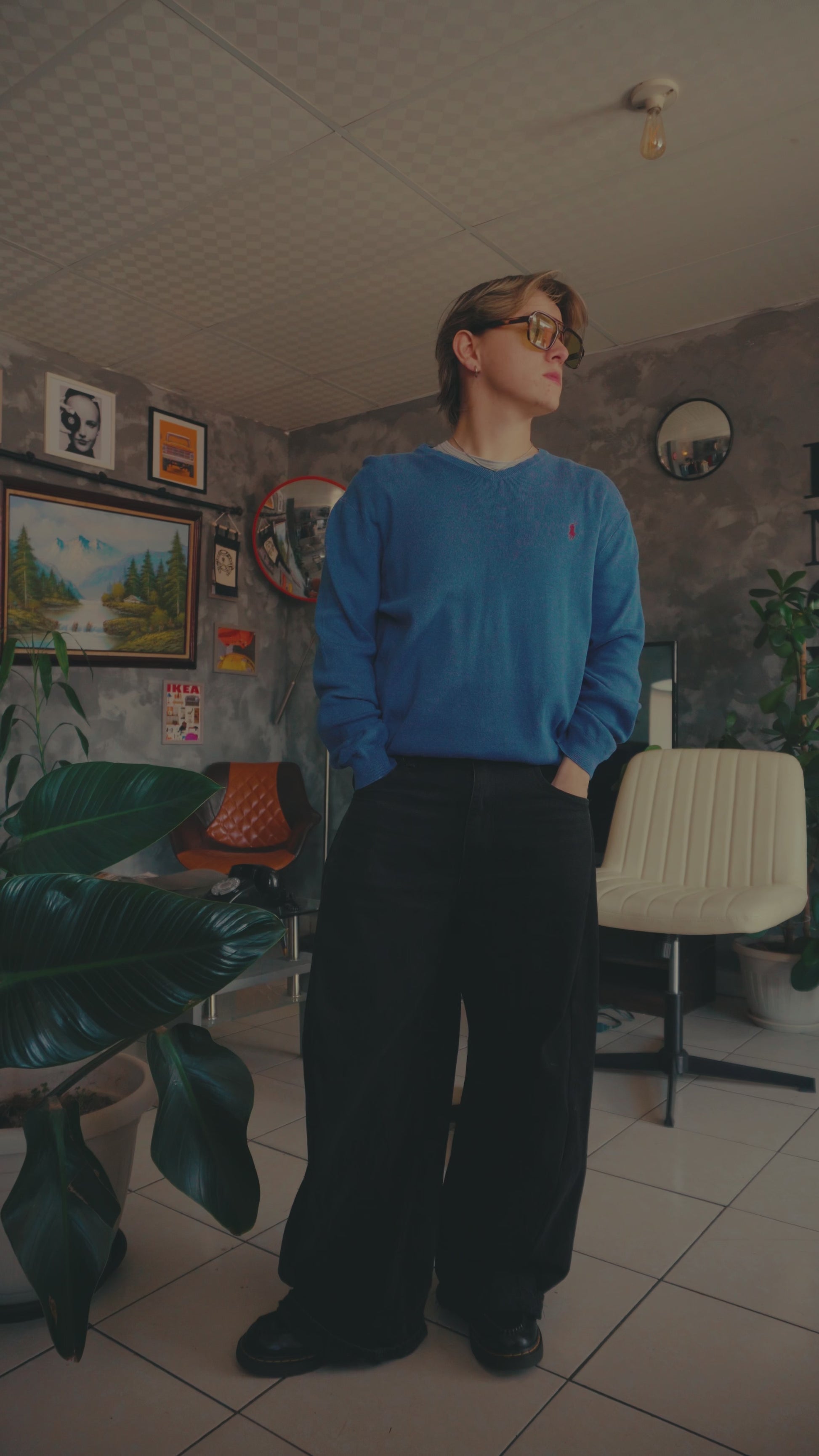 (L) POLO RALPH LAUREN SWEATER