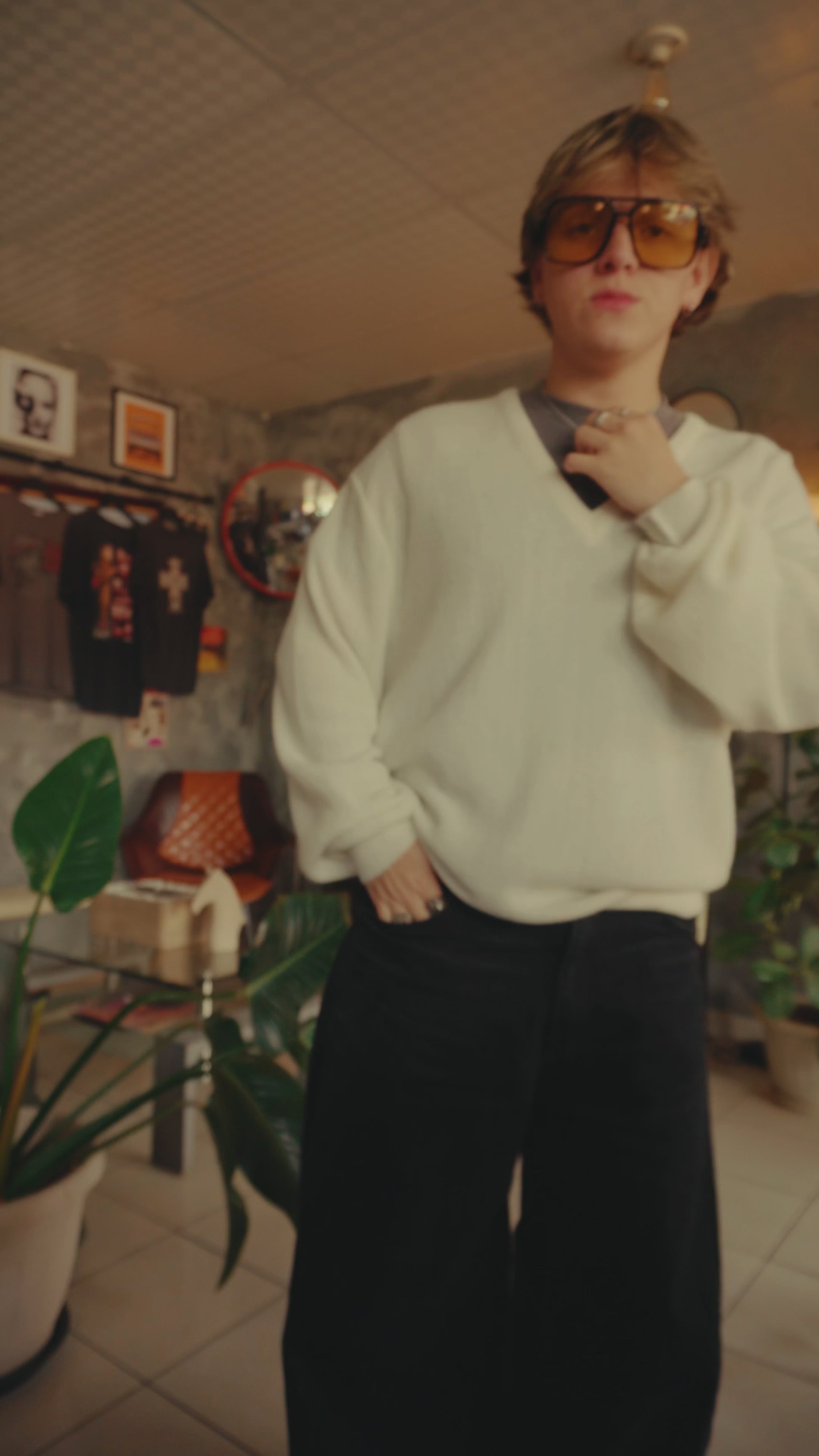 (L/XL) 90’S VINTAGE LACOSTE SWEATER