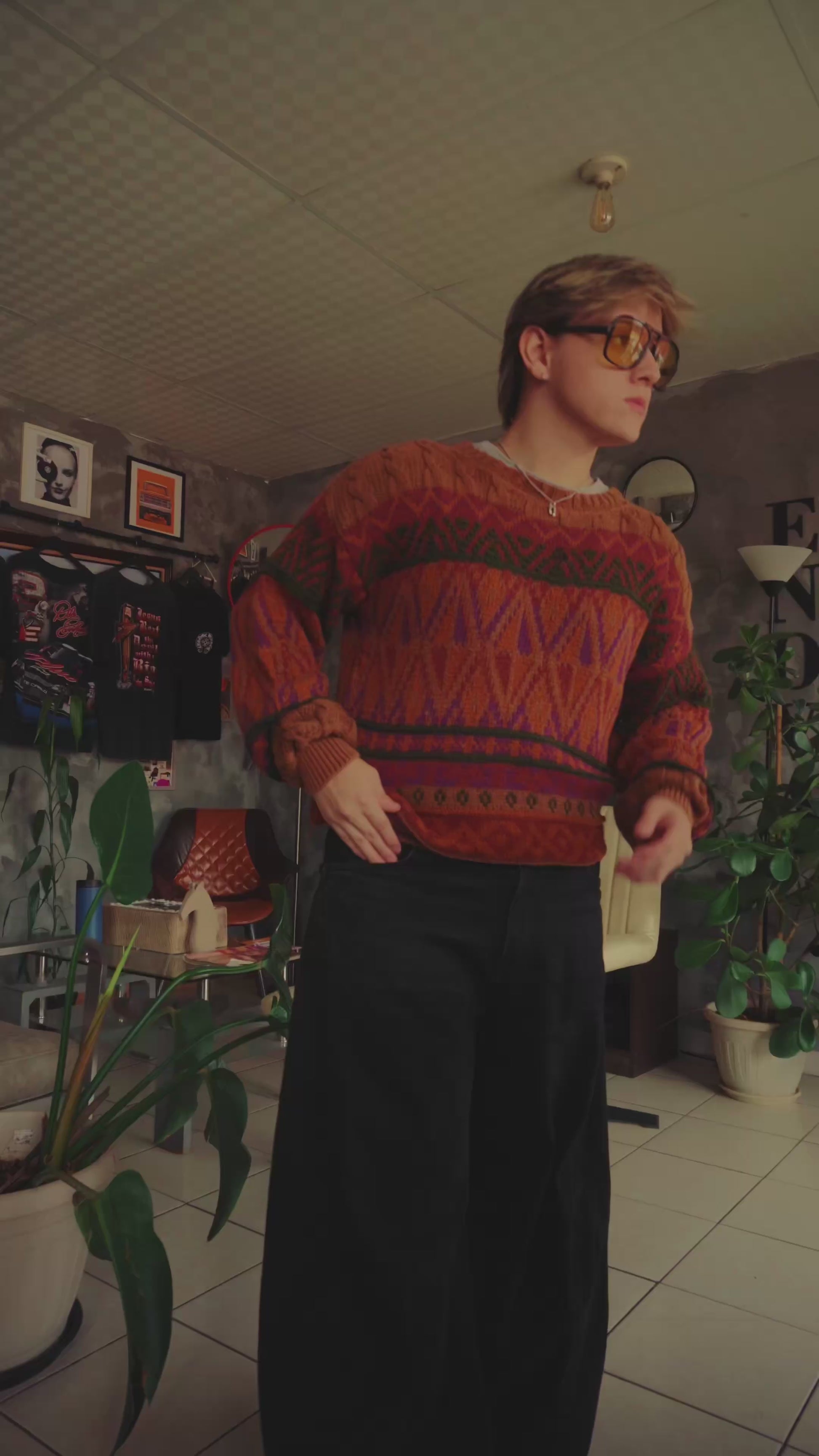 (L) 1980’S VINTAGE POLO RALPH LAUREN SWEATER