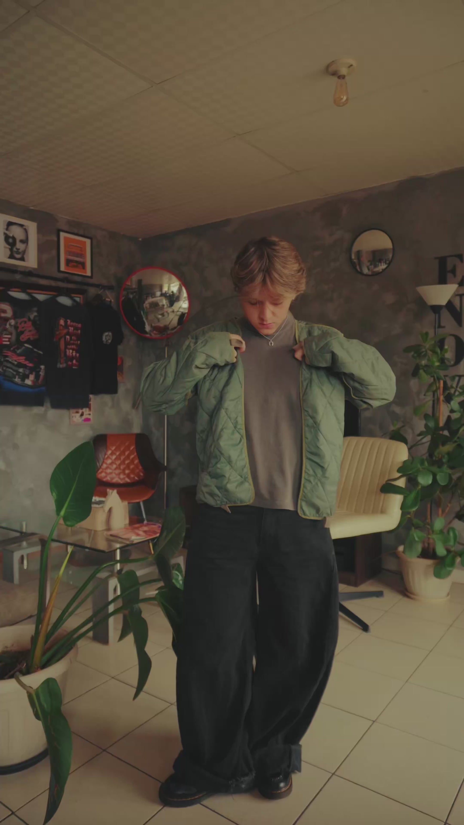 (FIT M) 90’S VINTAGE DIESEL LINER JACKET