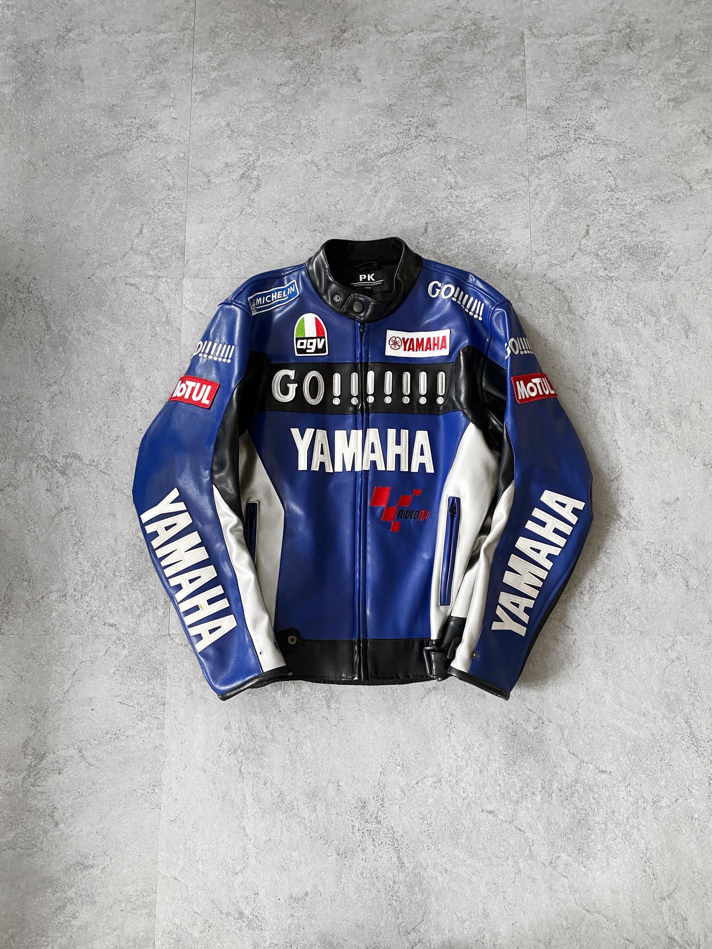 Vintage Yamaha GO! Leather Racing Jacket